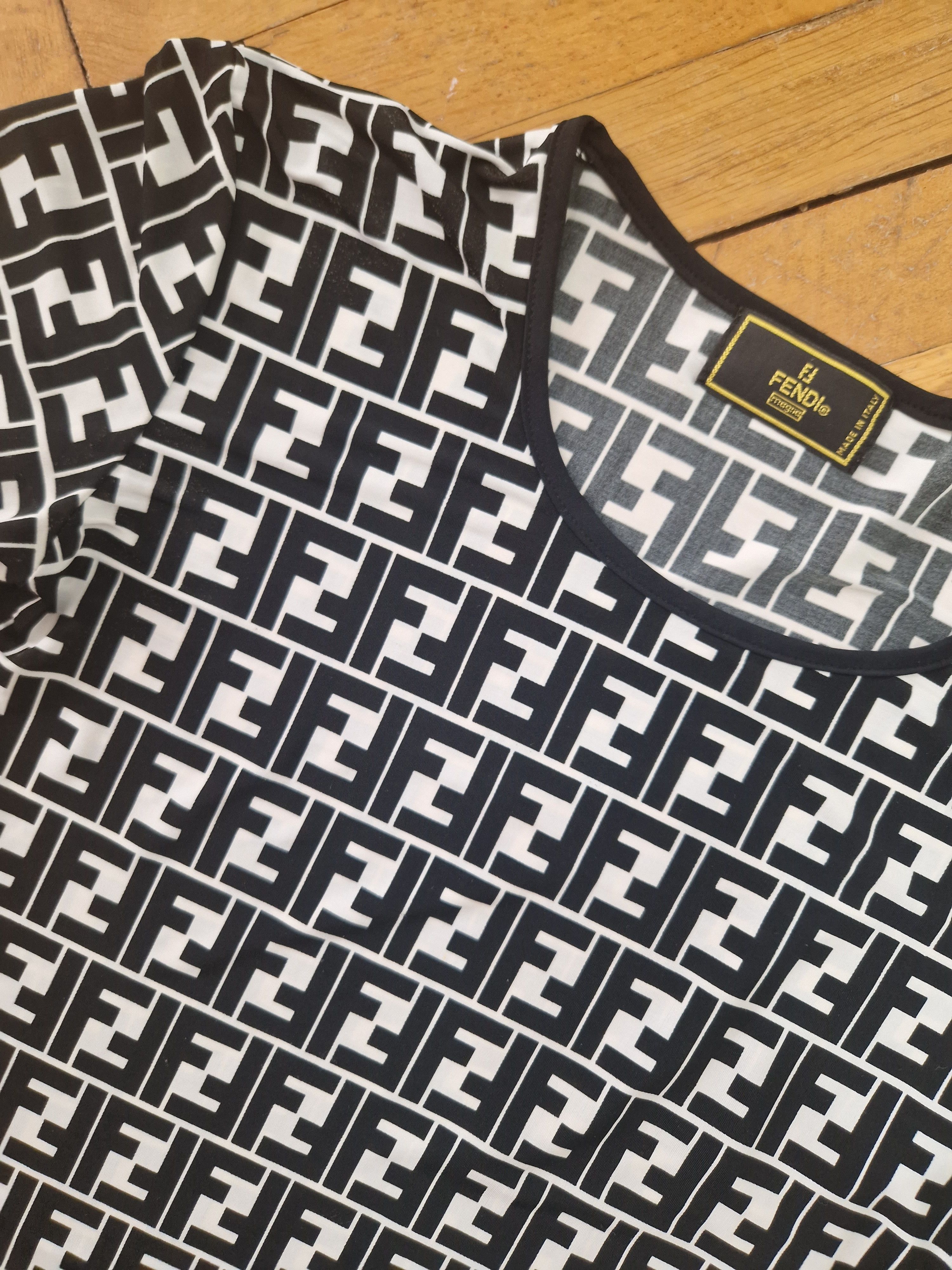 Fendi vintage zucca monogram top