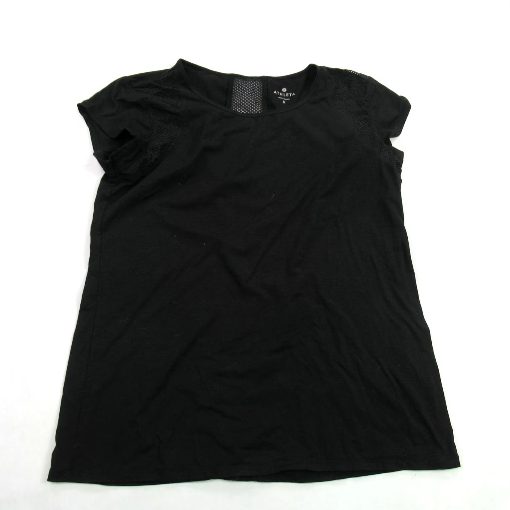 Athleta Athleta Shirt Womens S Black Crew Neck Lightweight Workout Gym Sleeveless Size S / US 4 / IT 40 - 2 Thumbnail