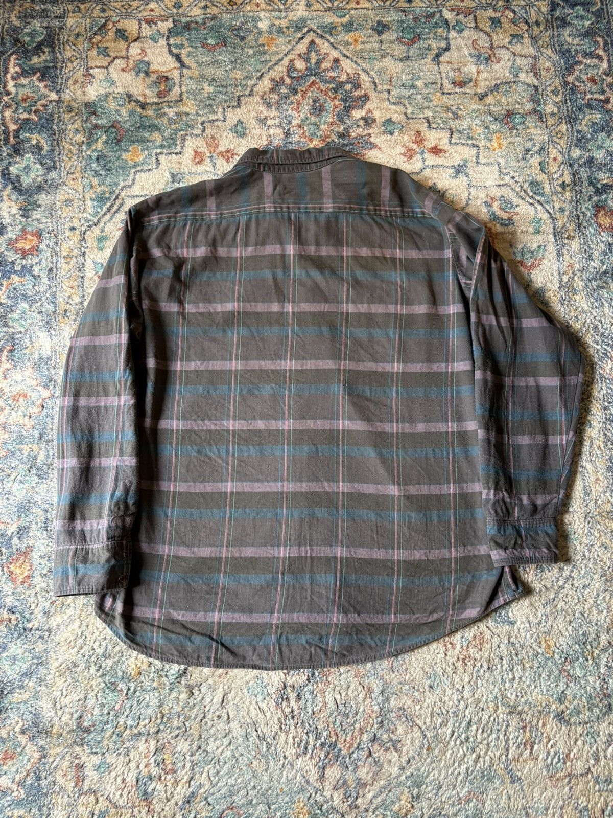 Vintage Vintage MWG Plaid Pearl Snap Shirt Size XXL Size US XXL / EU 58 / 5 - 2 Thumbnail
