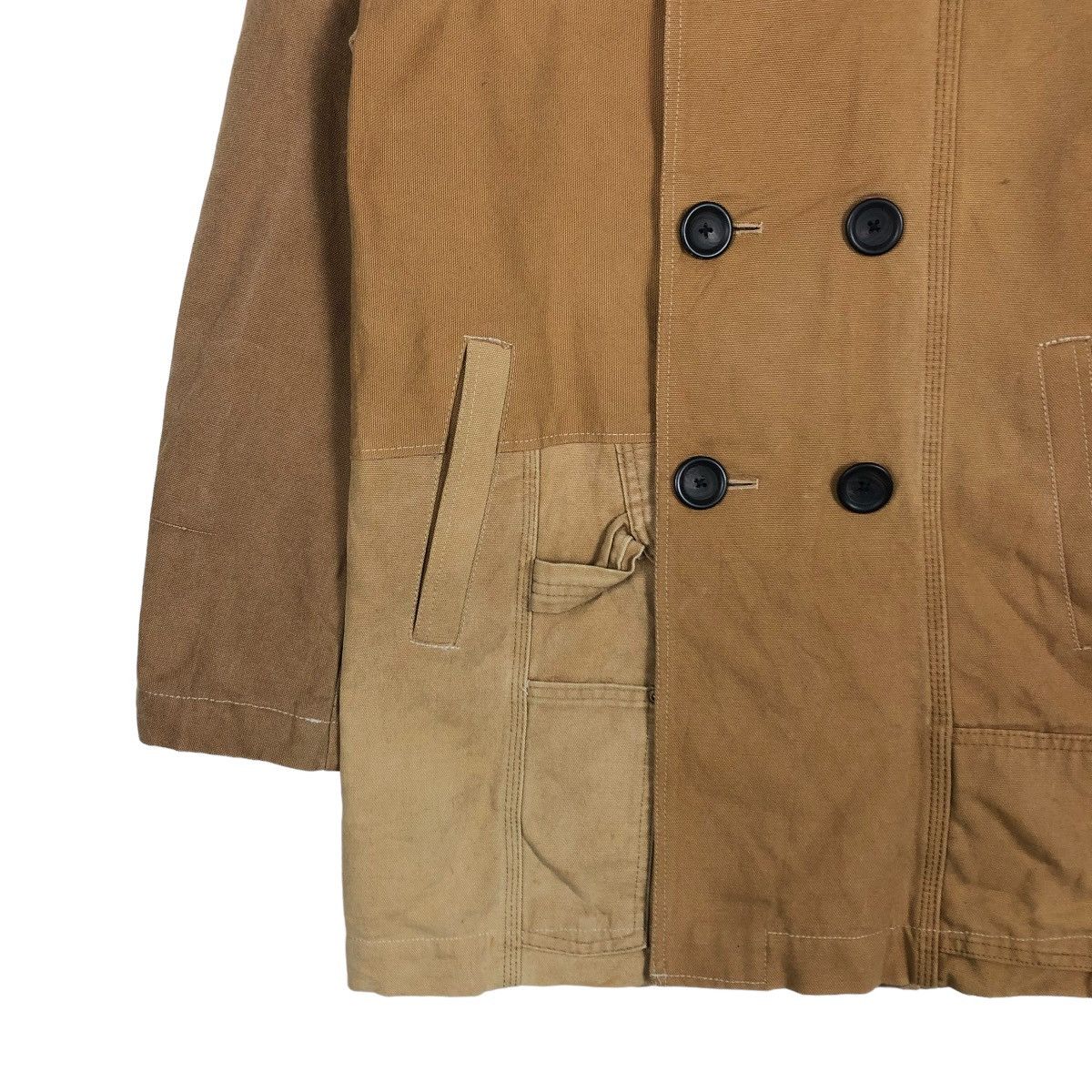 Japanese Brand 🔥VINTAGE DETROIT DUCK CANVAS CHORE JACKET NRF HIDDEN COLLAR Size US S / EU 44-46 / 1 - 6 Thumbnail