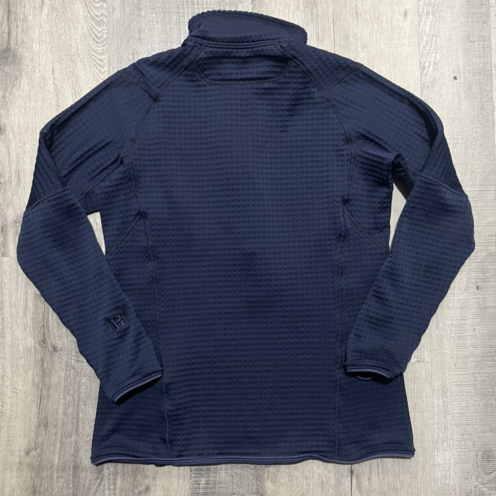 Patagonia Patagonia Pullover Navy Waffle Grid Fleece Polartec Hike M Size M / US 6-8 / IT 42-44 - 4 Thumbnail