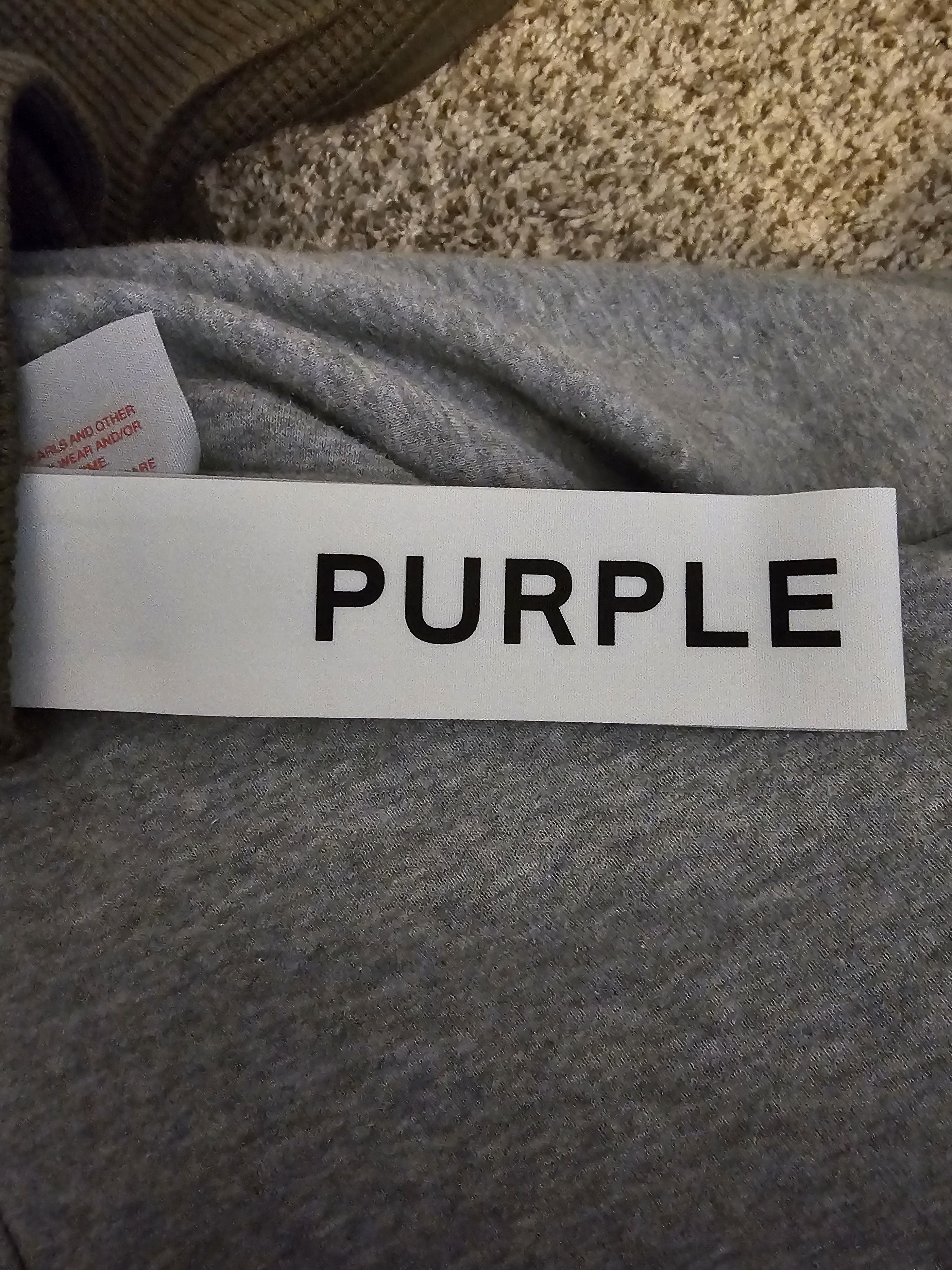 Purple Brand Purple Brand Crystal Embellished Logo Knit Sweater Size US M / EU 48-50 / 2 - 7 Thumbnail