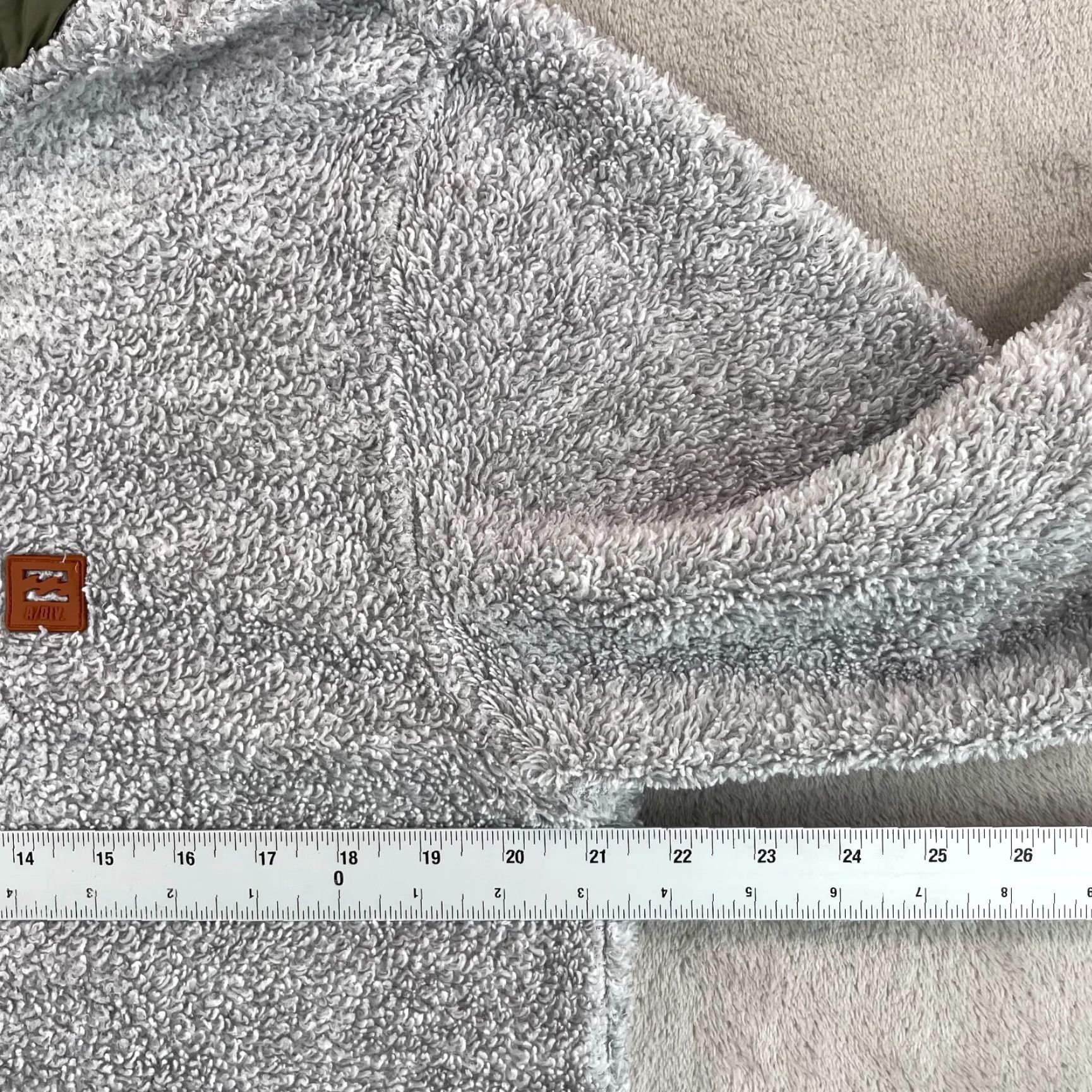 Billabong BILLABONG BADGER Half-Zip Hooded Sherpa Pullover Men Medium Grey Surf NWOT Hooded Pullover M Mens Size US M / EU 48-50 / 2 - 5 Thumbnail