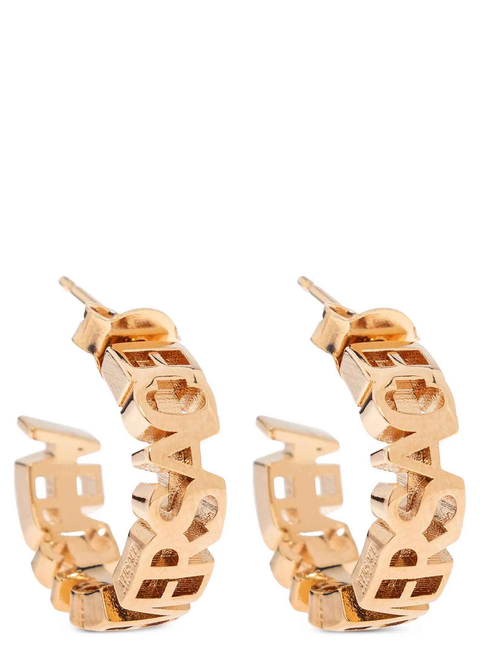 Versace 'Versace Logo' Earrings Size ONE SIZE - 1 Thumbnail