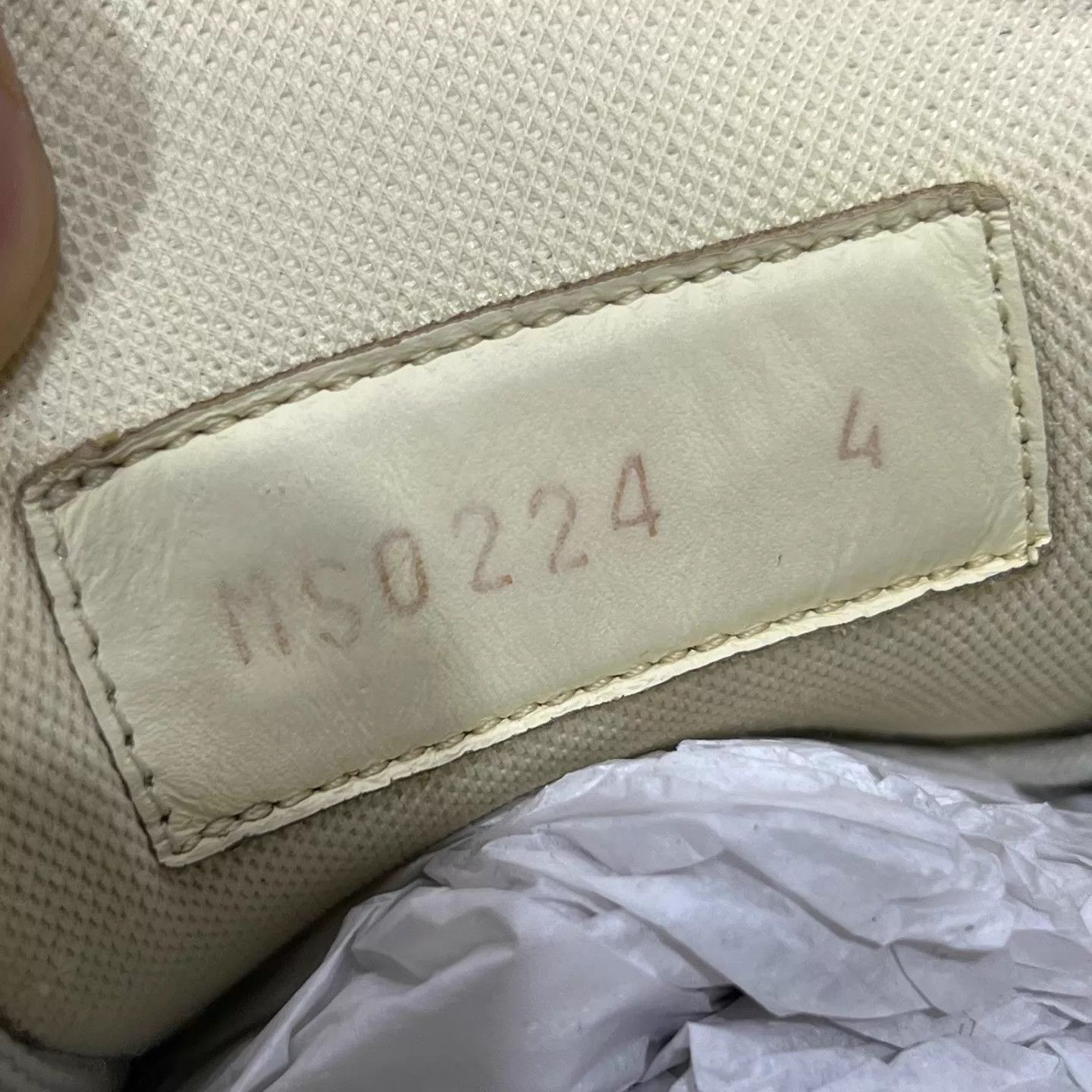 Louis Vuitton LV Trainer Tyler Cream AOP UK4 Size US 7.5 / IT 37.5 - 8 Thumbnail