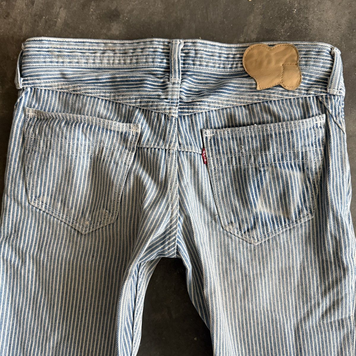 Number (N)ine Number (N)ine SS08 Mudwash Hickory Striped Denim Size US 30 / EU 46 - 4 Thumbnail