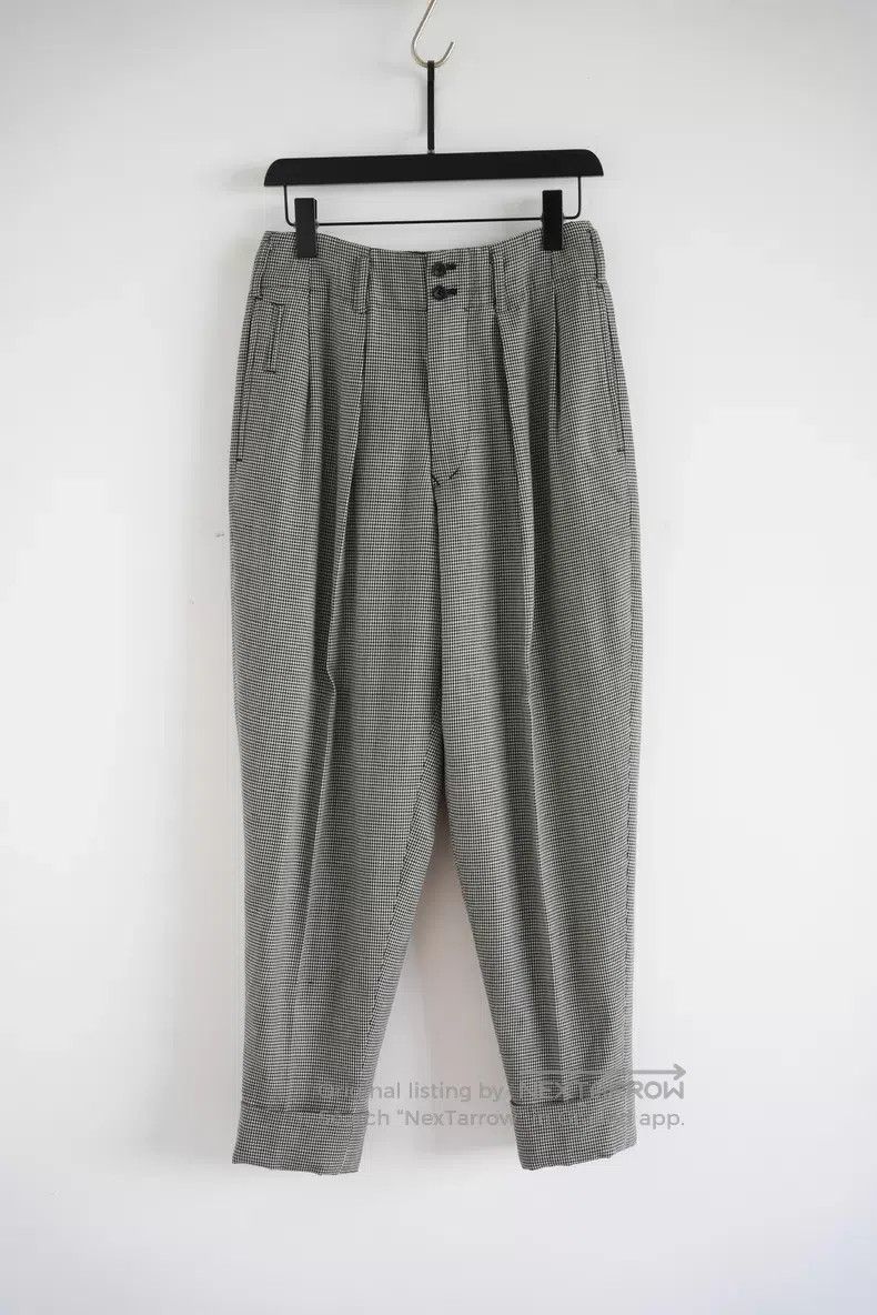 Yohji Yamamoto Yohji Yamamoto size s 90s houndstooth wool trousers Size US 28 / EU 44 - 1 Thumbnail