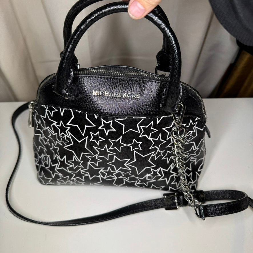 Michael Kors Michael Kors Emmy Satchel Crossbody Bag Saffiano Leather Size ONE SIZE - 1 Thumbnail