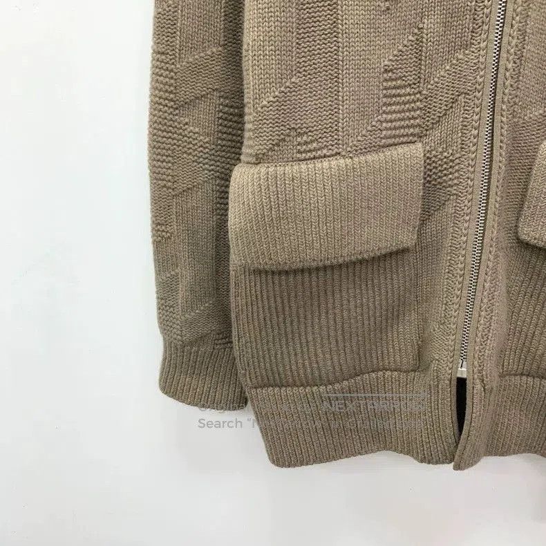 Hermes Hermes Wool Textured Zip Knit Jacket. Size US XXS / EU 40 - 4 Thumbnail