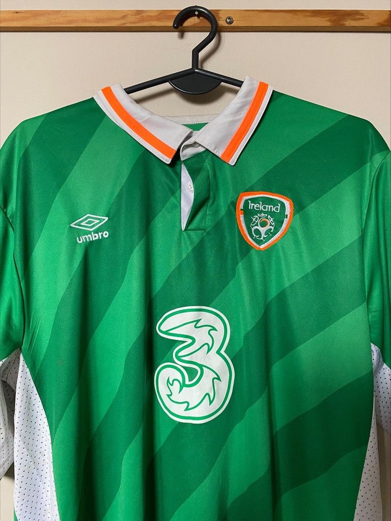 Umbro Jersey Soccer IRELAND - 2016 - 2018 - XL - Umbro - UNIKAT Size US XL / EU 56 / 4 - 7 Thumbnail
