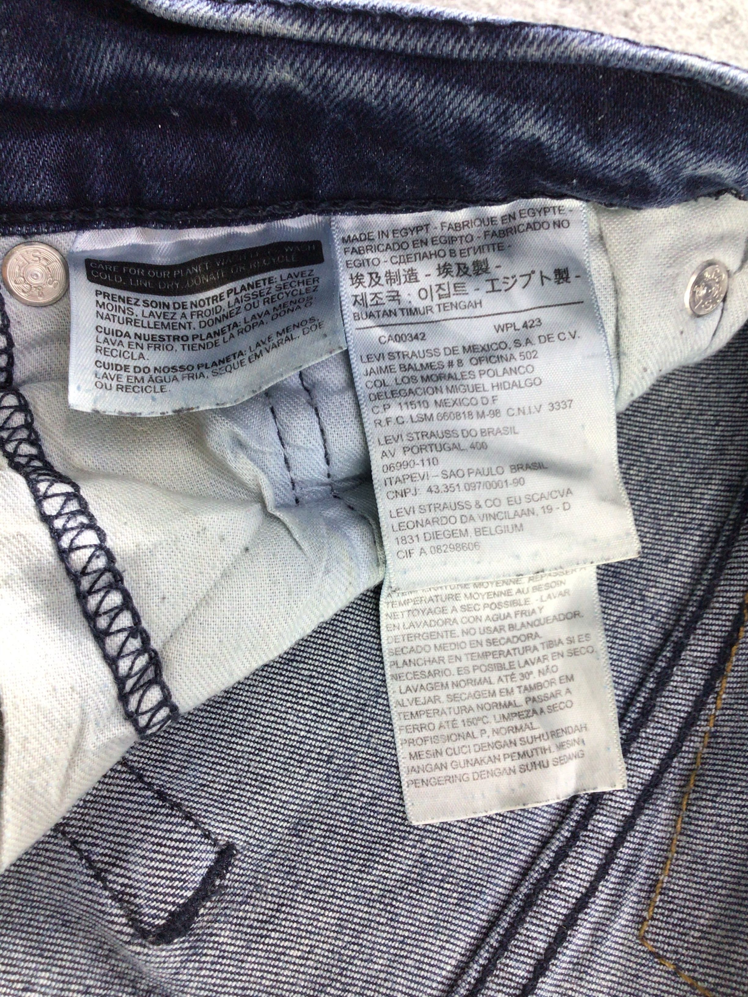 Levi's Vintage Levis 515 Jeans Rusty Blue Wash Denim -J524 Size US 34 / EU 50 - 10 Thumbnail