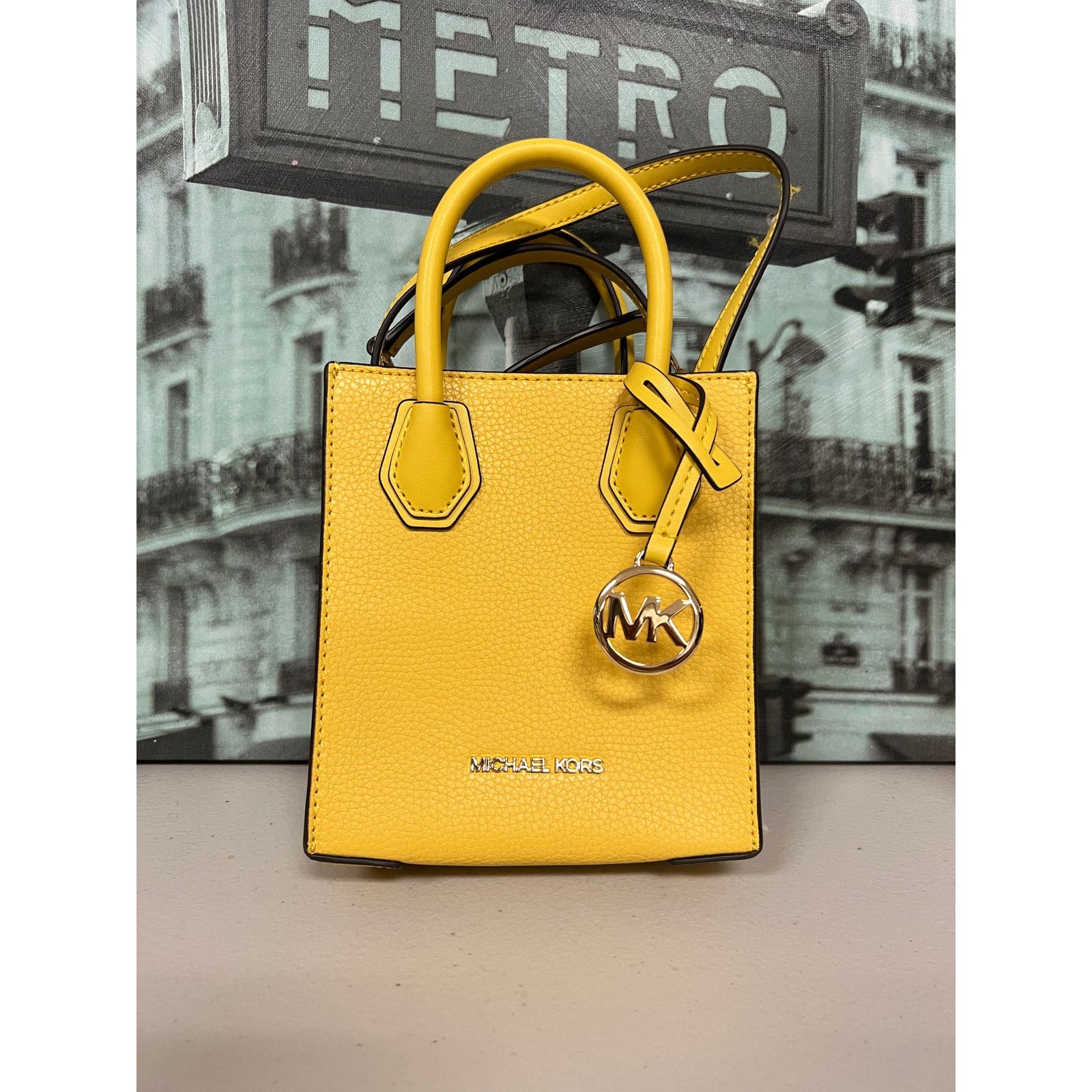 Michael Kors Michael Kors 35S1GM9T0L Mercer Extra-Small Pebbled Leather Size ONE SIZE - 1 Thumbnail