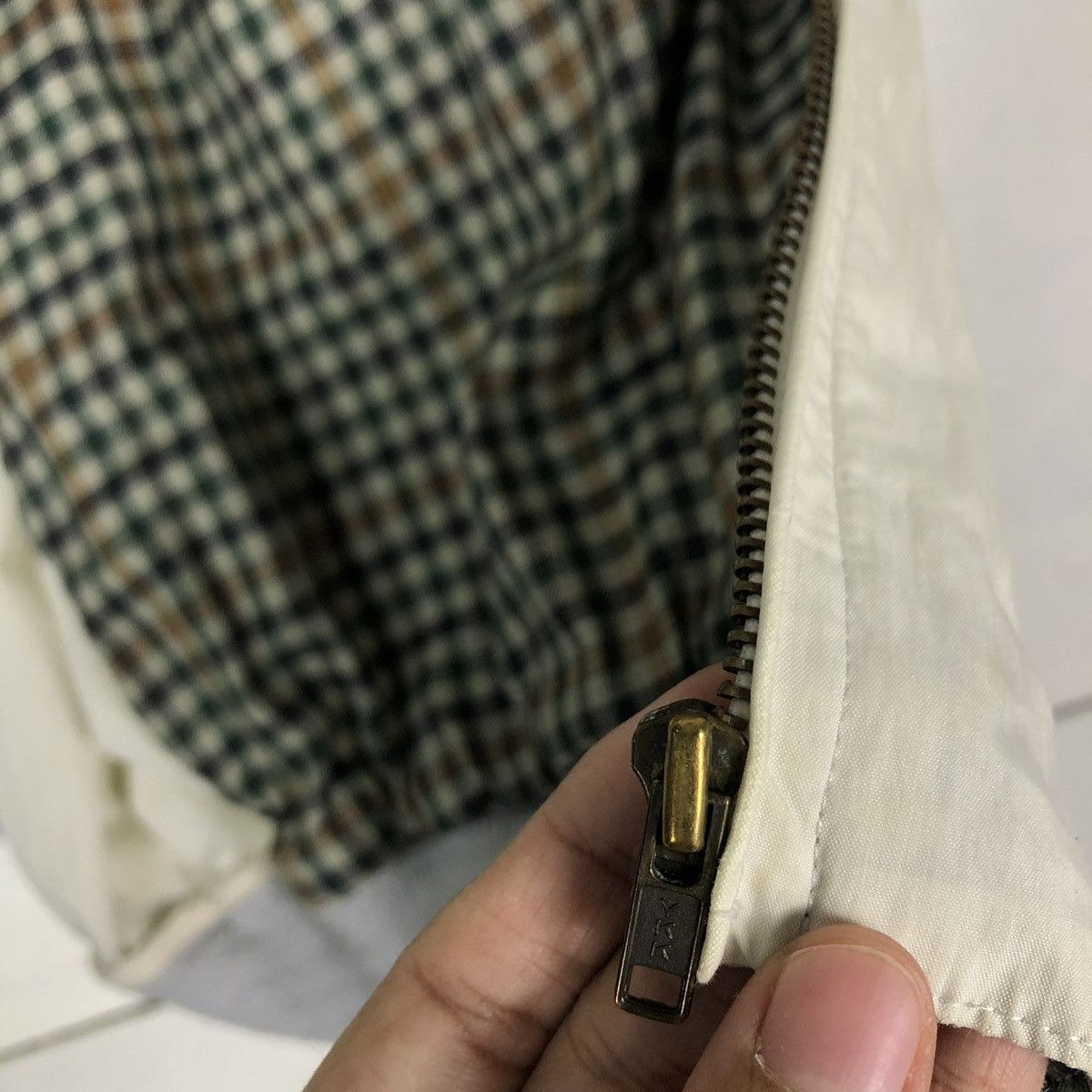 Baracuta 🔥90’s Vintage Bomber Jacket Baracuta Tartan Design Lining Size US L / EU 52-54 / 3 - 17 Thumbnail