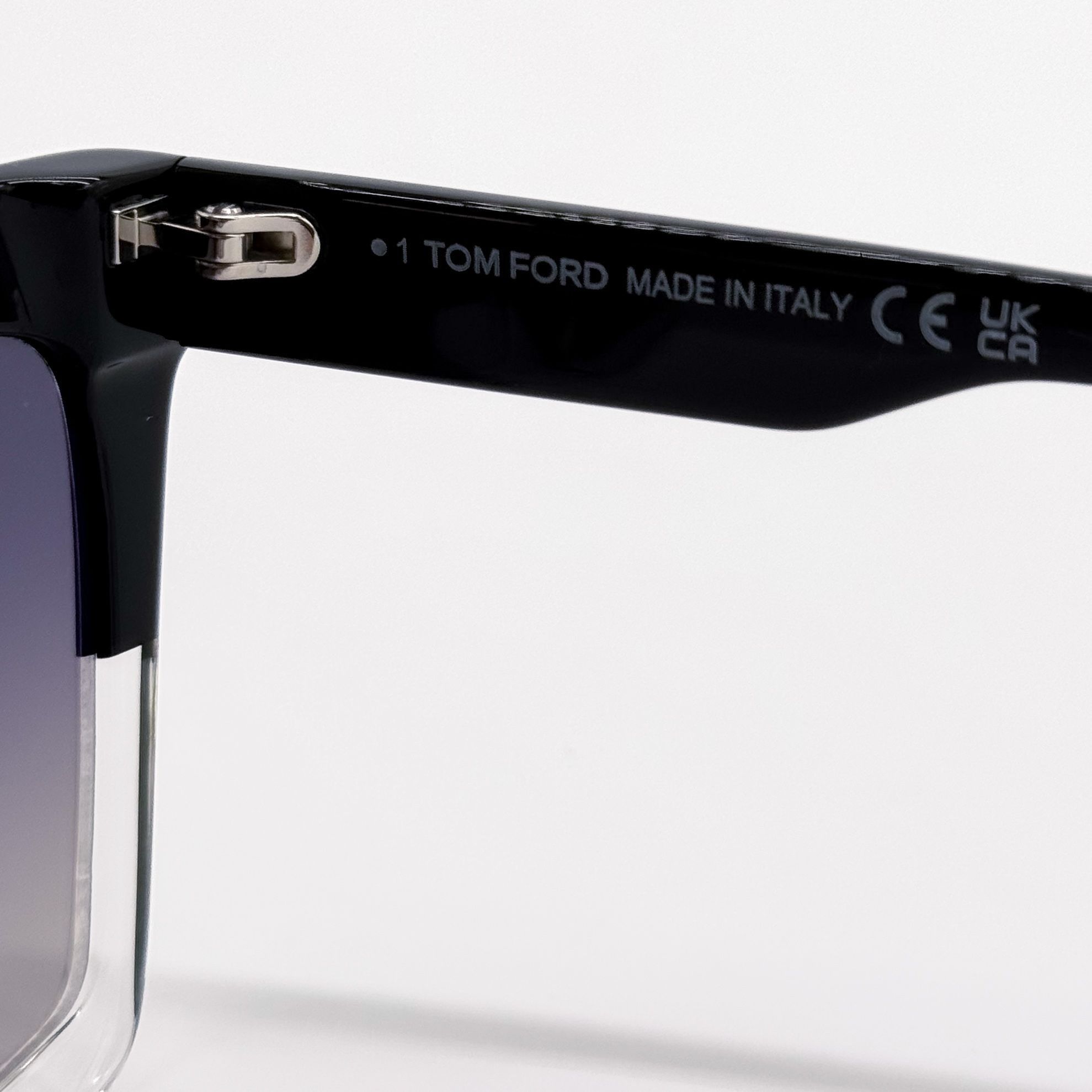 Tom Ford EDEN Women Sunglasses Black Grey Mirror Square FT1110 05C NEW AUTHENTIC New Tom Ford Eden TF1110 05C Square Black Silver Sunglasses main image 3