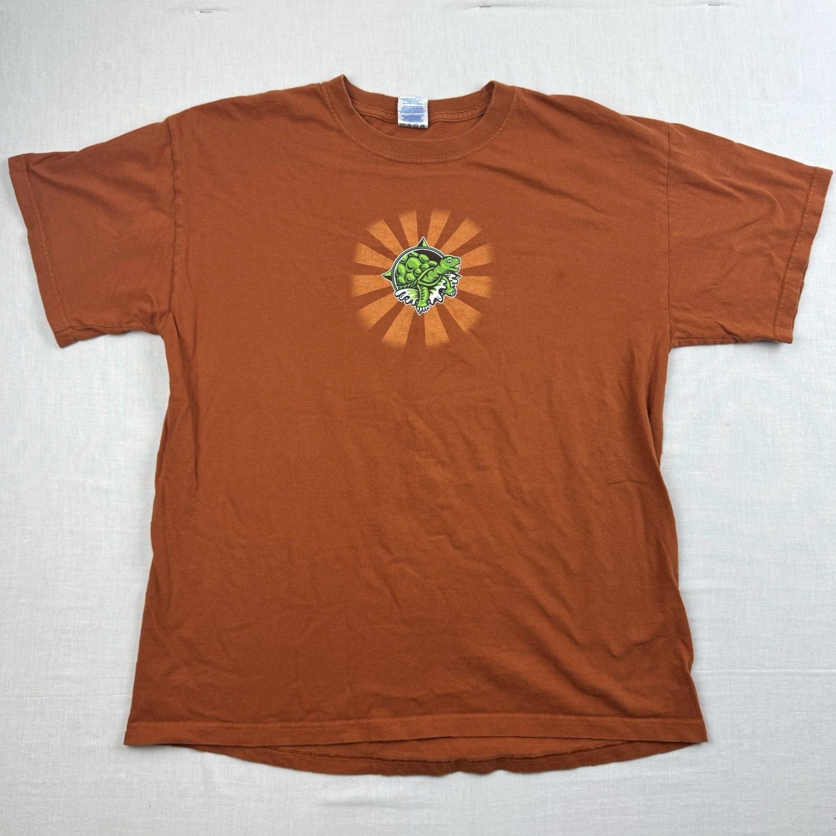 Vintage VINTAGE Beer Shirt Adult L Orange Turtle Nature Y2K Hippie Brown Ale Mens Shirt Size US L / EU 52-54 / 3 - 3 Thumbnail