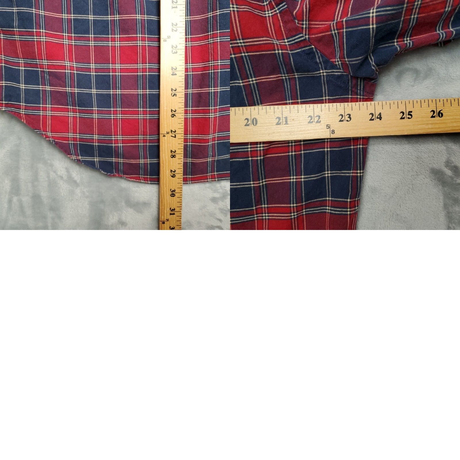 Vineyard Vines Vineyard Vines Shirt Men L Blue Red Plaid Collegiate 100% Cotton Shep Ian Casual Size US L / EU 52-54 / 3 - 8 Thumbnail
