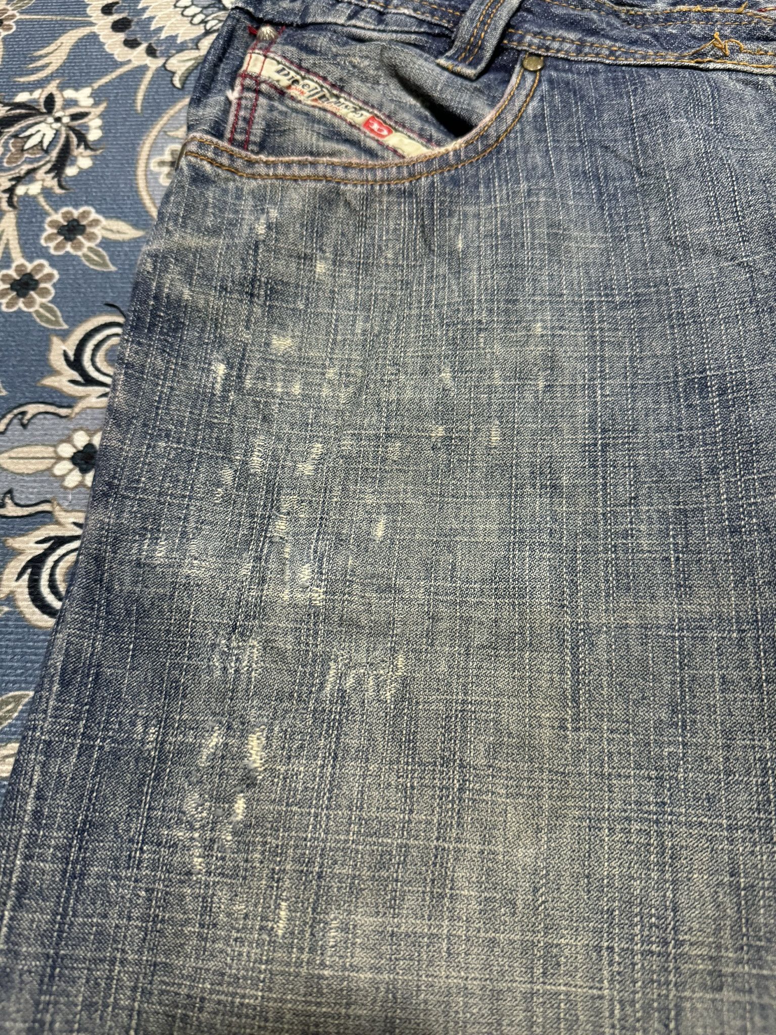 Diesel × Vintage Vintage Diesel Industry Model Slammer Distressed Jeans Size US 32 / EU 48 - 5 Thumbnail