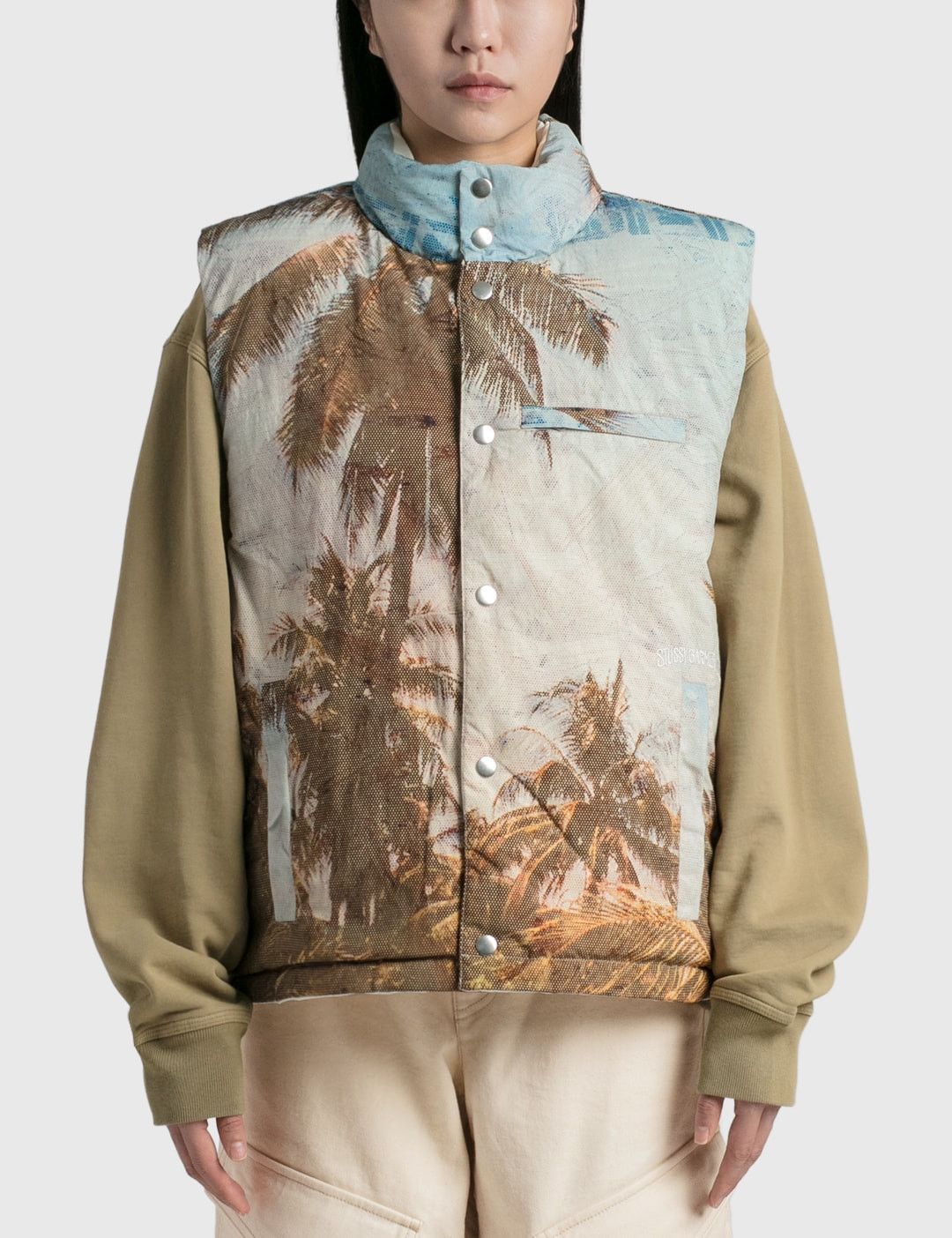 Stussy Stussy Sutherland Workgear Unisex Vest Bone Size S Size US S / EU 44-46 / 1 - 3 Thumbnail