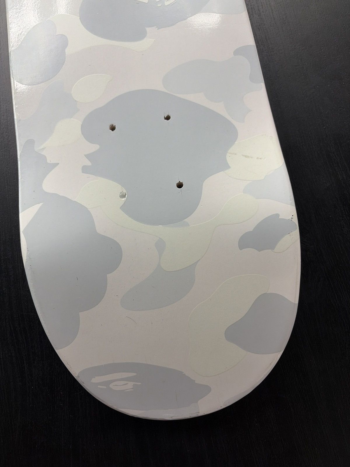 Bape Bape City Camo Skateboard Deck White Grey Size ONE SIZE - 4 Thumbnail