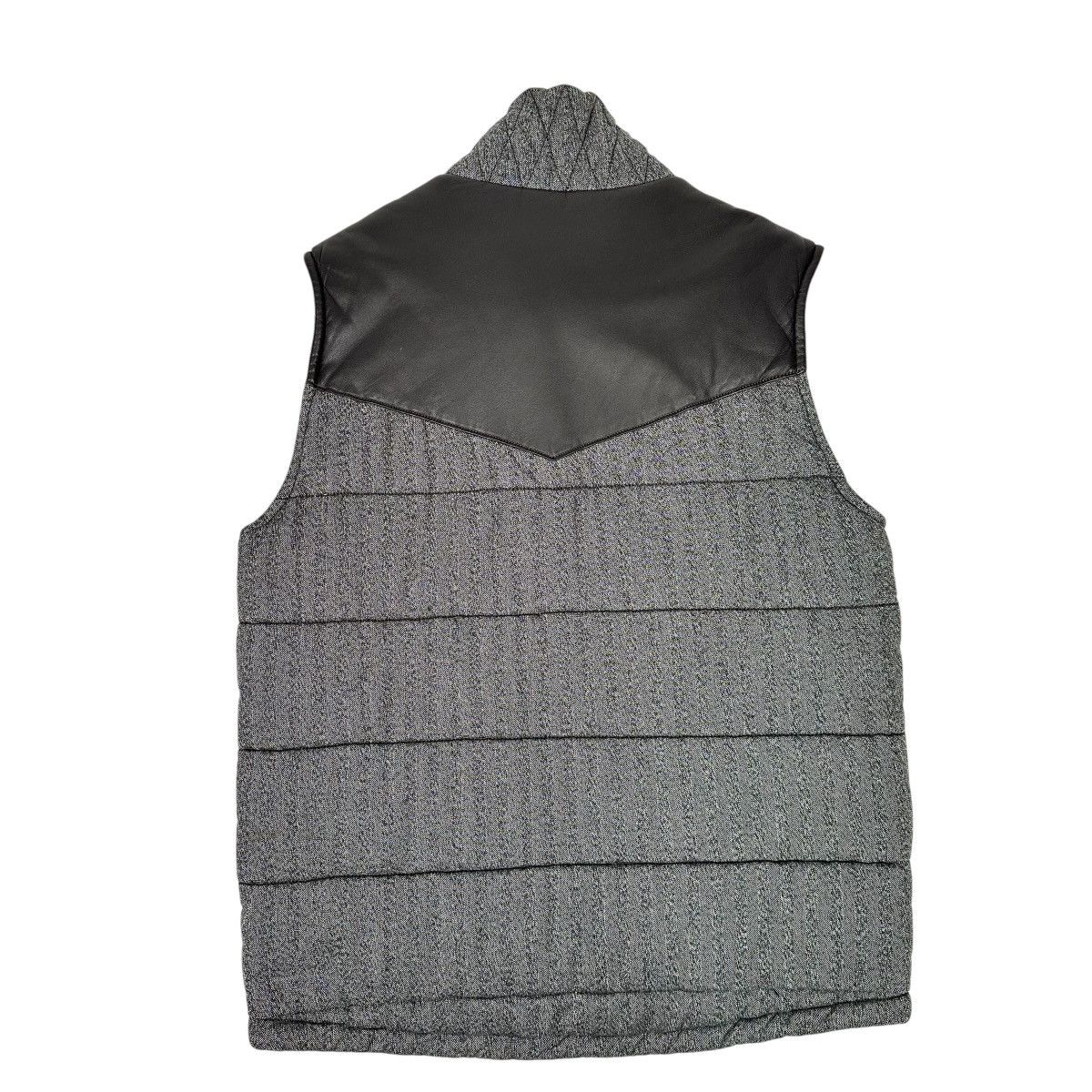 7 For All Mankind 7 For All Mankind Men’s M Puffer Vest Leather Yoke Full Zip Size US M / EU 48-50 / 2 - 4 Thumbnail