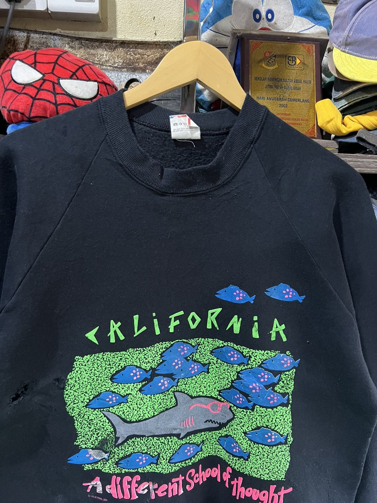 Fruit Of The Loom 🔥Vintage Fruit of The Loom California Crewneck Sweatshirt Size US M / EU 48-50 / 2 - 3 Thumbnail