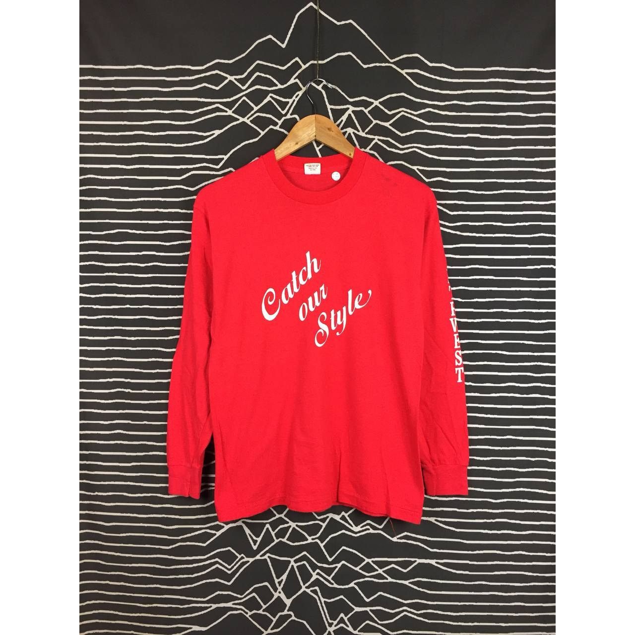 Vintage Vtg 80s Northwest Catch Our Style Retro Longsleeve Tee Size US M / EU 48-50 / 2 - 2 Thumbnail