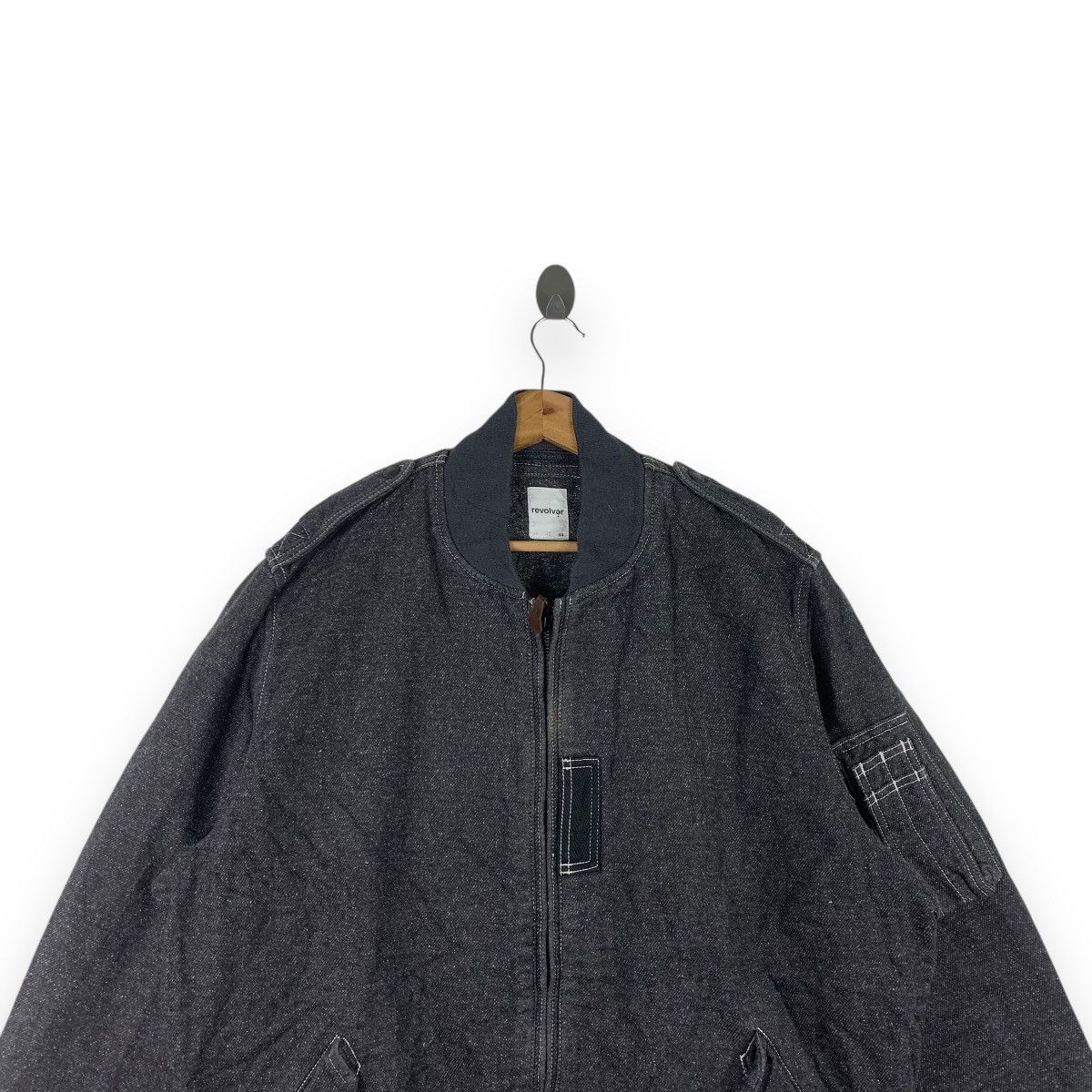 REVOLVE Vintage REVOLVER Made In Japan Designer Bomber Jacket Size US XXL / EU 58 / 5 - 2 Thumbnail