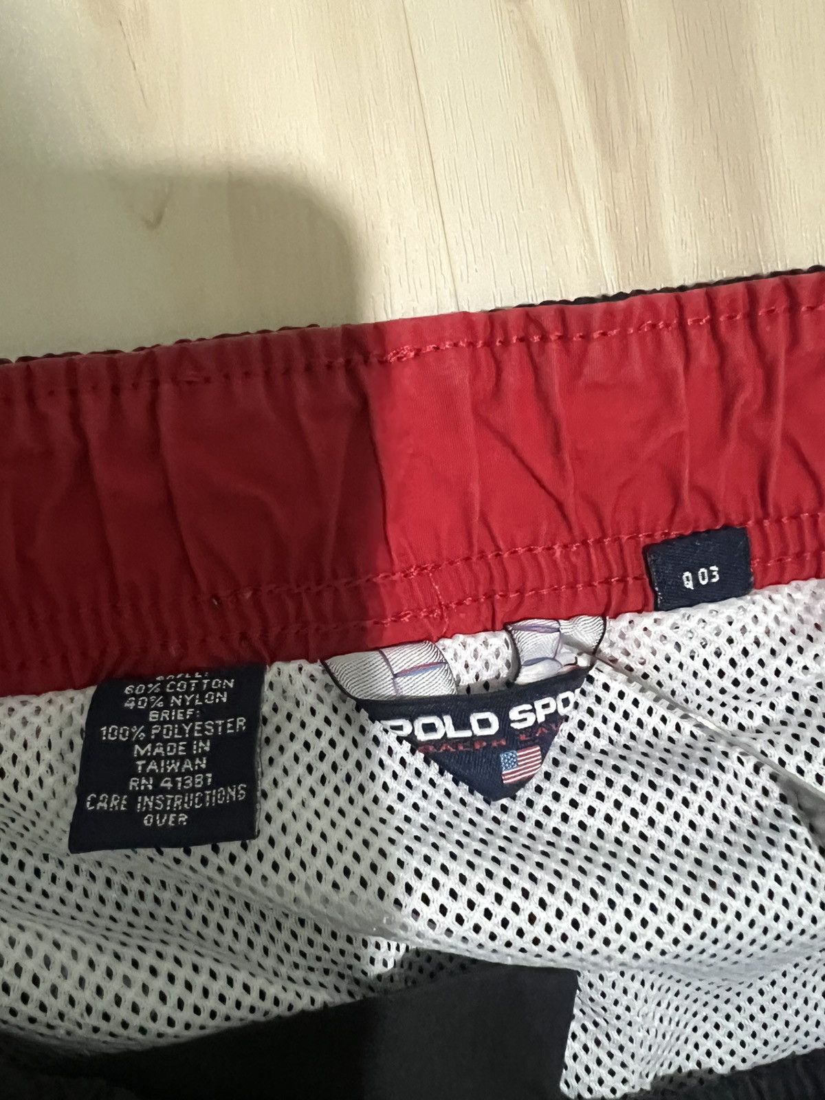 Polo Ralph Lauren Polo Sport Ralph Lauren Red Swim Trunk Beach Board Shorts Size US 34 / EU 50 - 7 Thumbnail