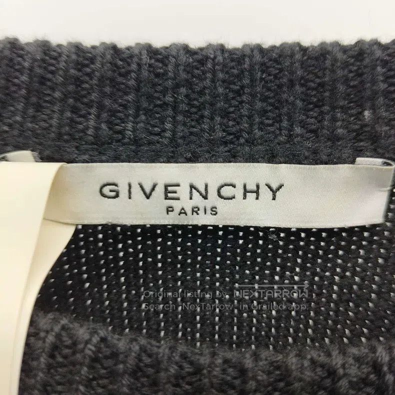 Givenchy Givenchy Black Striped Letter Logo Wool Clothing Size L Size US L / EU 52-54 / 3 - 3 Thumbnail