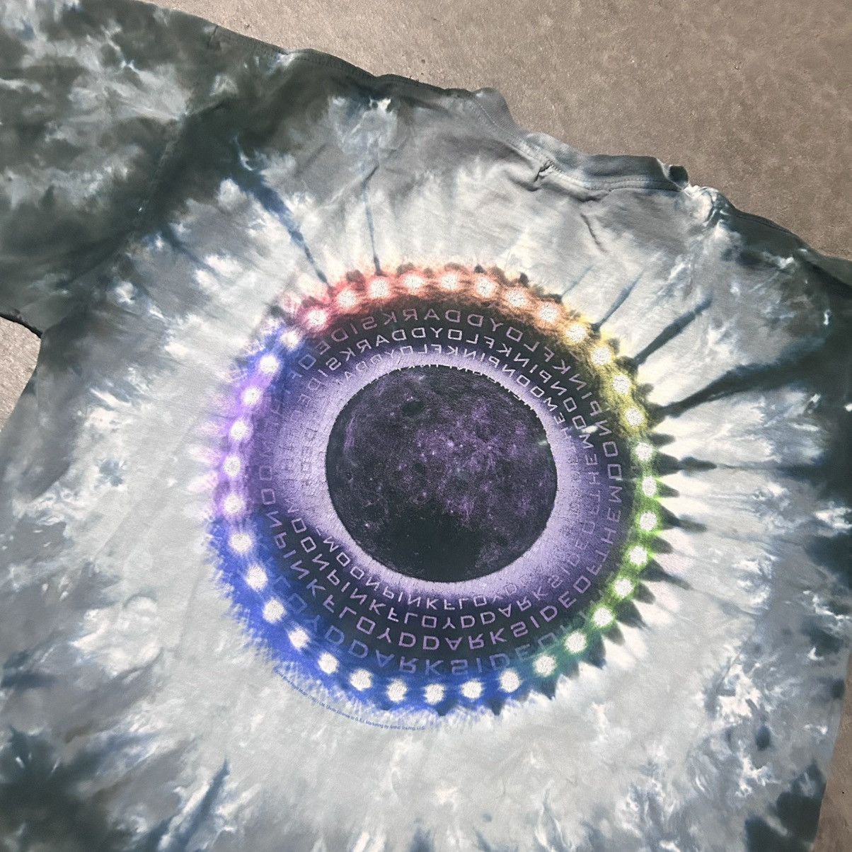 Pink Floyd Pink floyd liquid blue tie dye band tee shirt Size US XL / EU 56 / 4 - 6 Thumbnail