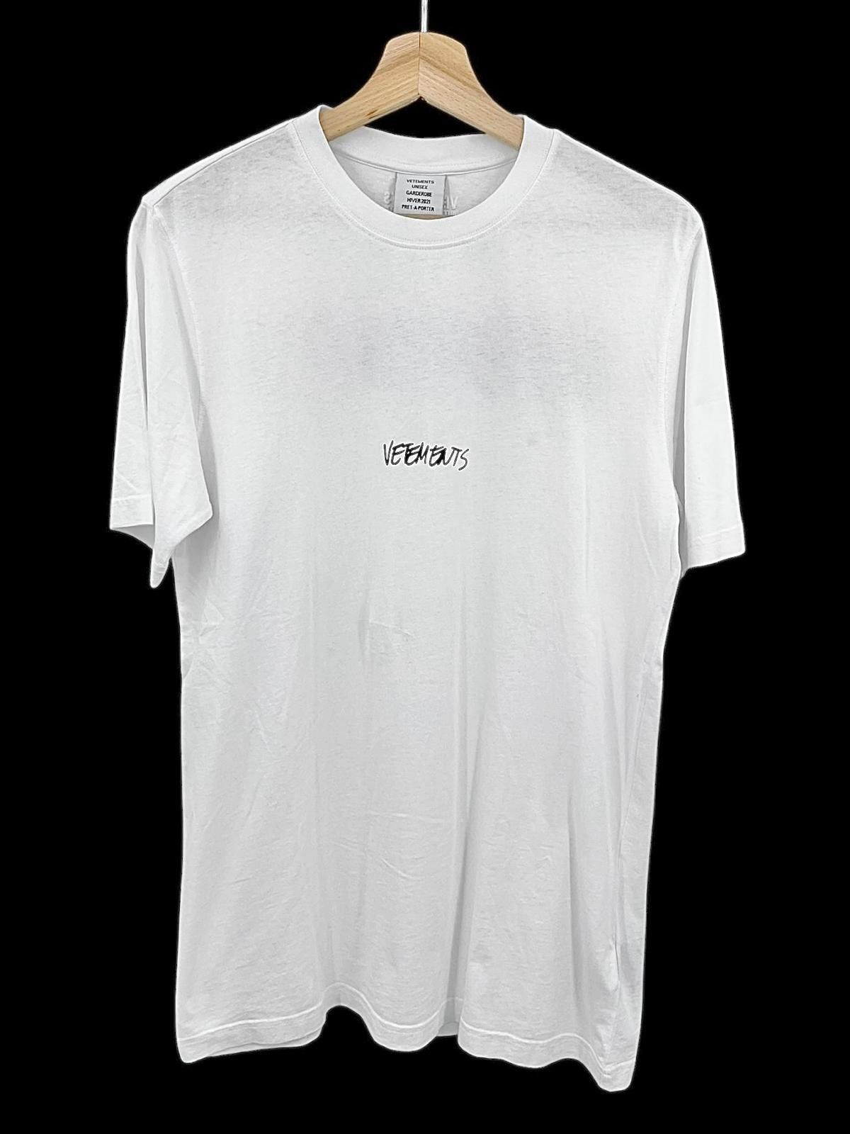 Vetements Vetements Logo Tee White/Black FW21 – XS Over Size US XS / EU 42 / 0 - 1 Thumbnail