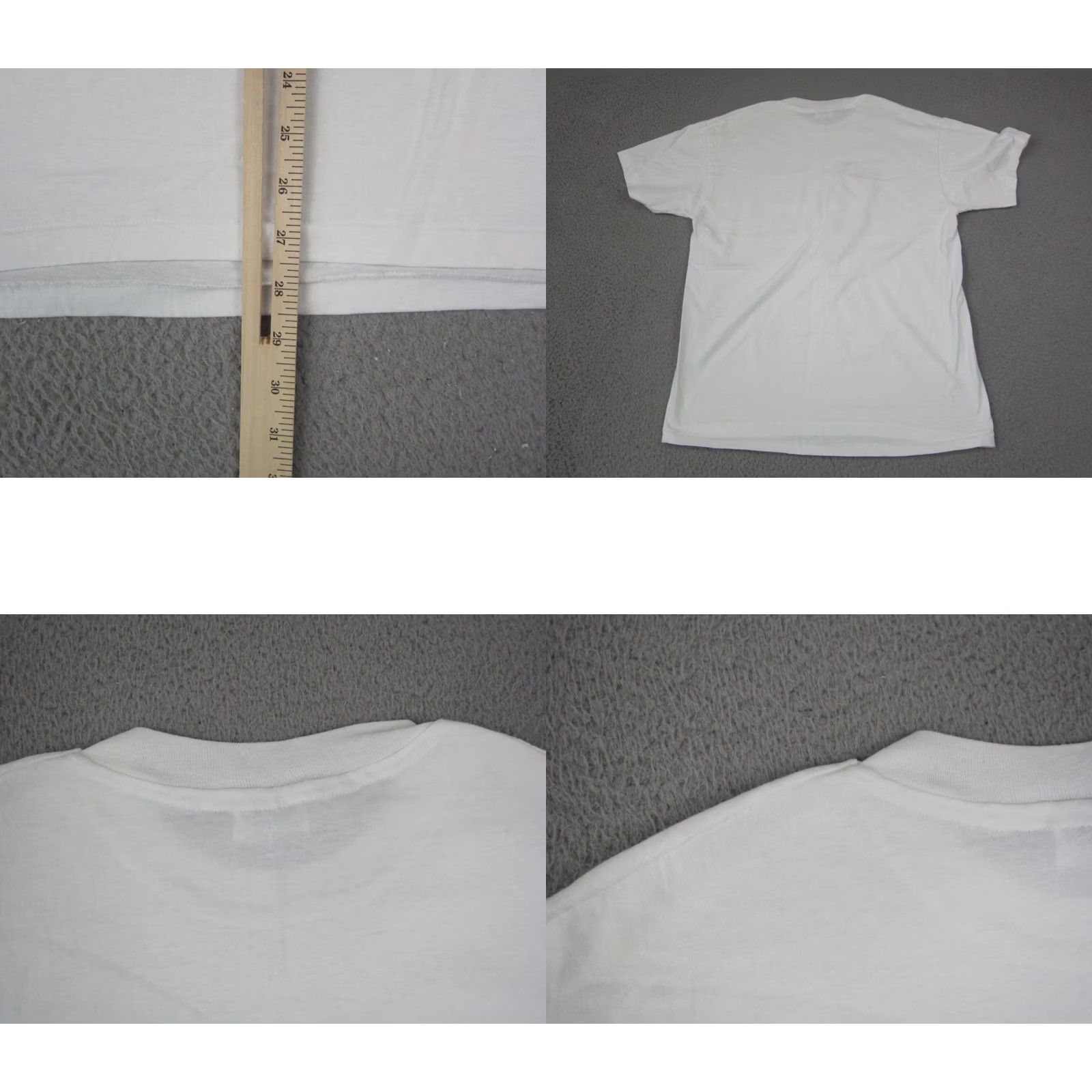 Hanes VINTAGE BIX 7 Shirt Mens Large L White 20 Years Running Marathon USA 90s Size US L / EU 52-54 / 3 - 8 Thumbnail