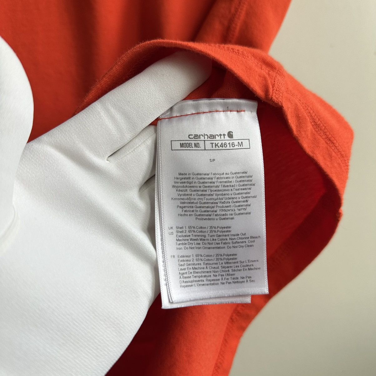 Carhartt × Vintage CARHARTT FORCE RELAXED FIT POCKET TEE Size US S / EU 44-46 / 1 - 8 Thumbnail