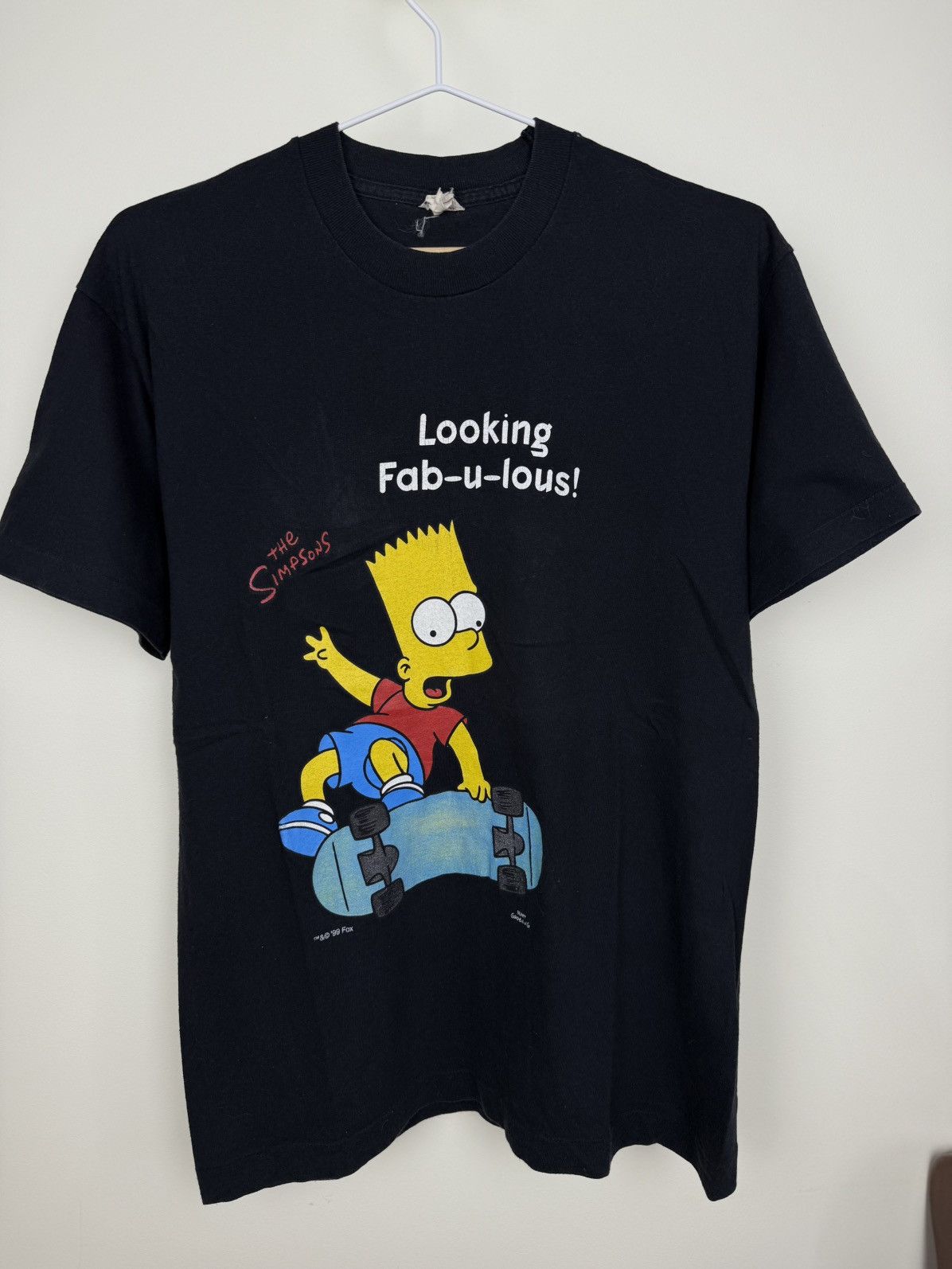 Other The Simpsons Bart Simpson Looking Fab-u-lousGraphic T-Shirt Size US M / EU 48-50 / 2 - 1 Thumbnail