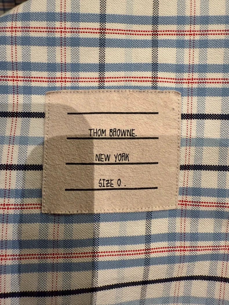 Thom Browne Thom Browne Rare plaid shirt 2503-Nextarrow Size US XS / EU 42 / 0 - 4 Thumbnail