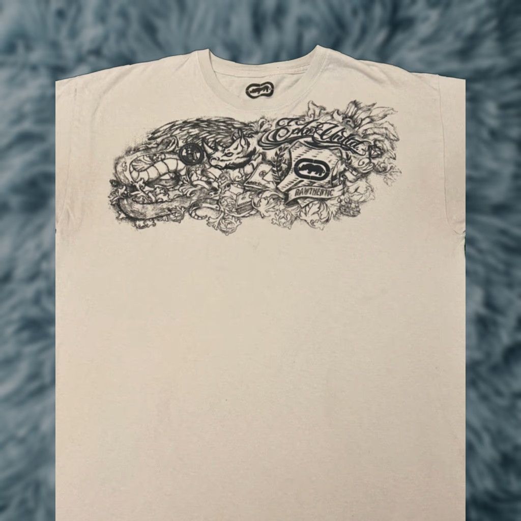 Ecko Unltd. VINTAGE Ecko Unltd Tattoo MMA VTG Shirt Mens Large Gray Hip Hop Grunge 90s Y2K Punk Shirt Mens L Size US L / EU 52-54 / 3 - 1 Thumbnail