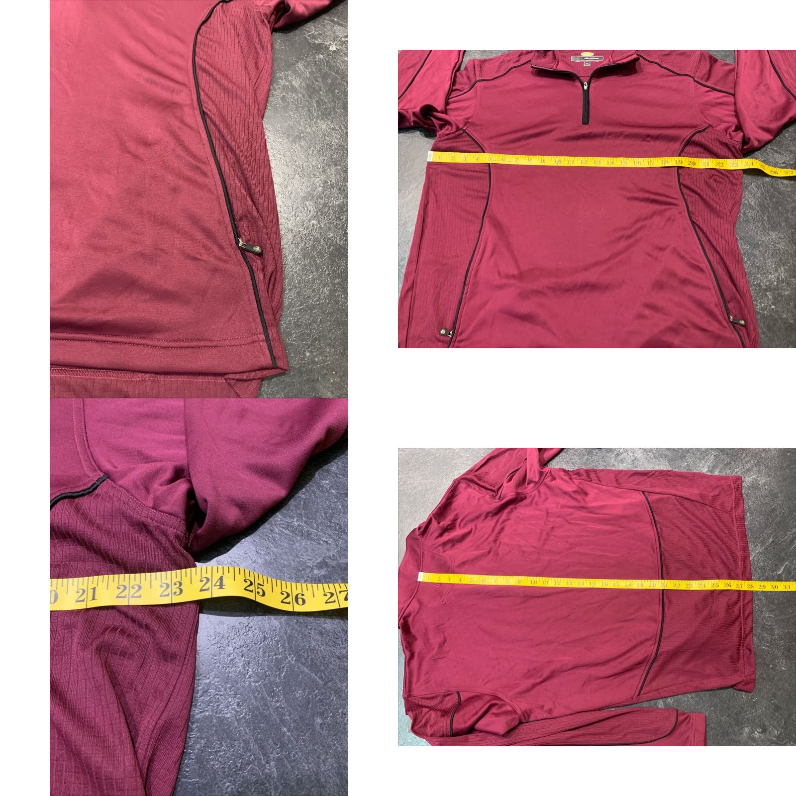 Vintage Greg Norman Performance Quarter Zip Pullover Sweater Men’s M Red Moisture-Wicking Golf Activewear Size US M / EU 48-50 / 2 - 8 Thumbnail