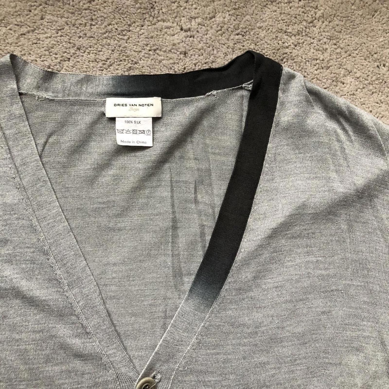 Dries Van Noten Dries Van Noten Silk Cardigan Size US M / EU 48-50 / 2 - 4 Thumbnail