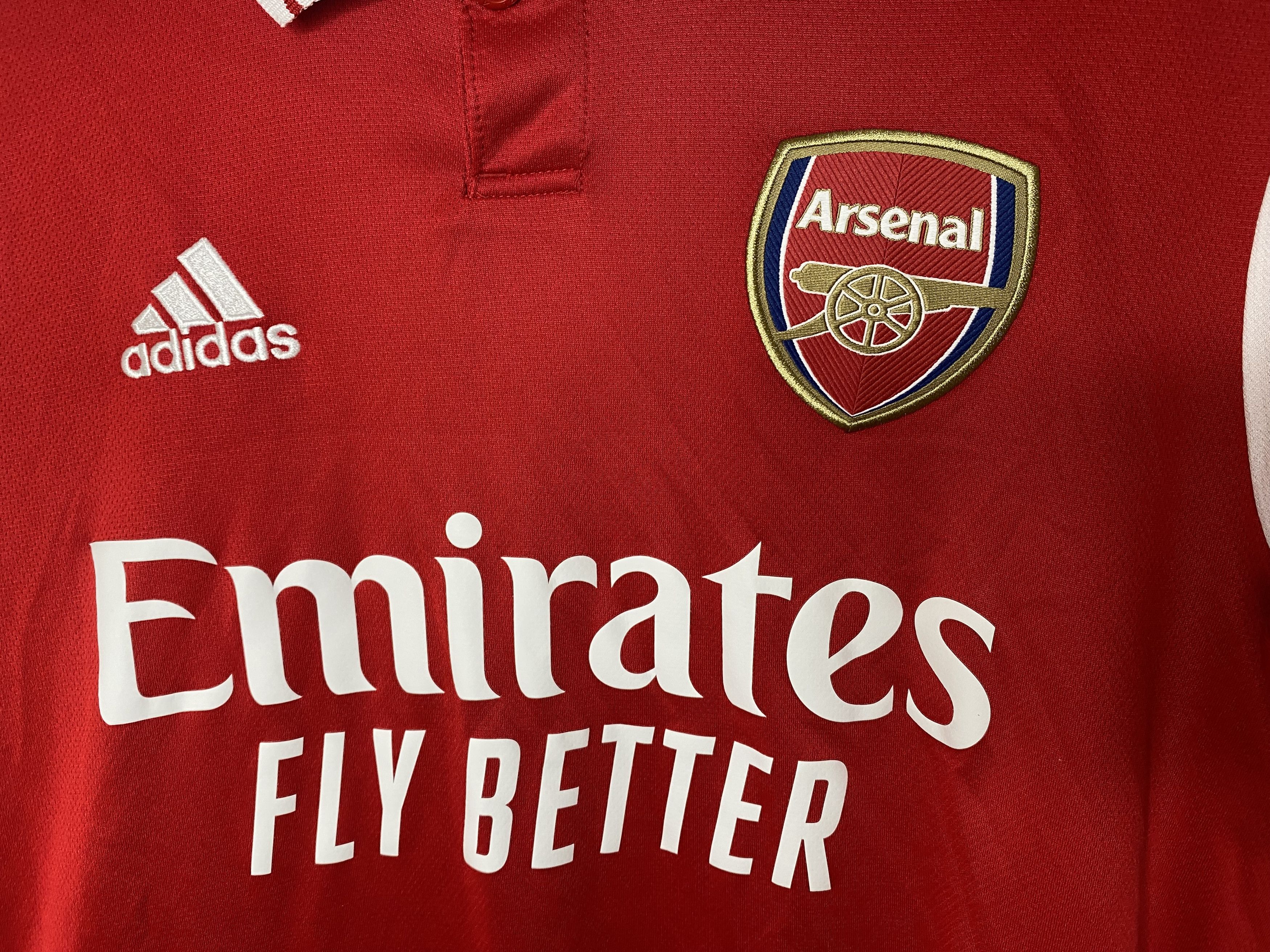 Adidas × UEFA SAKA #7 ARSENAL 2022 2023 HOME FOOTBALL SHIRT SOCCER JERSEY Size US M / EU 48-50 / 2 - 4 Thumbnail