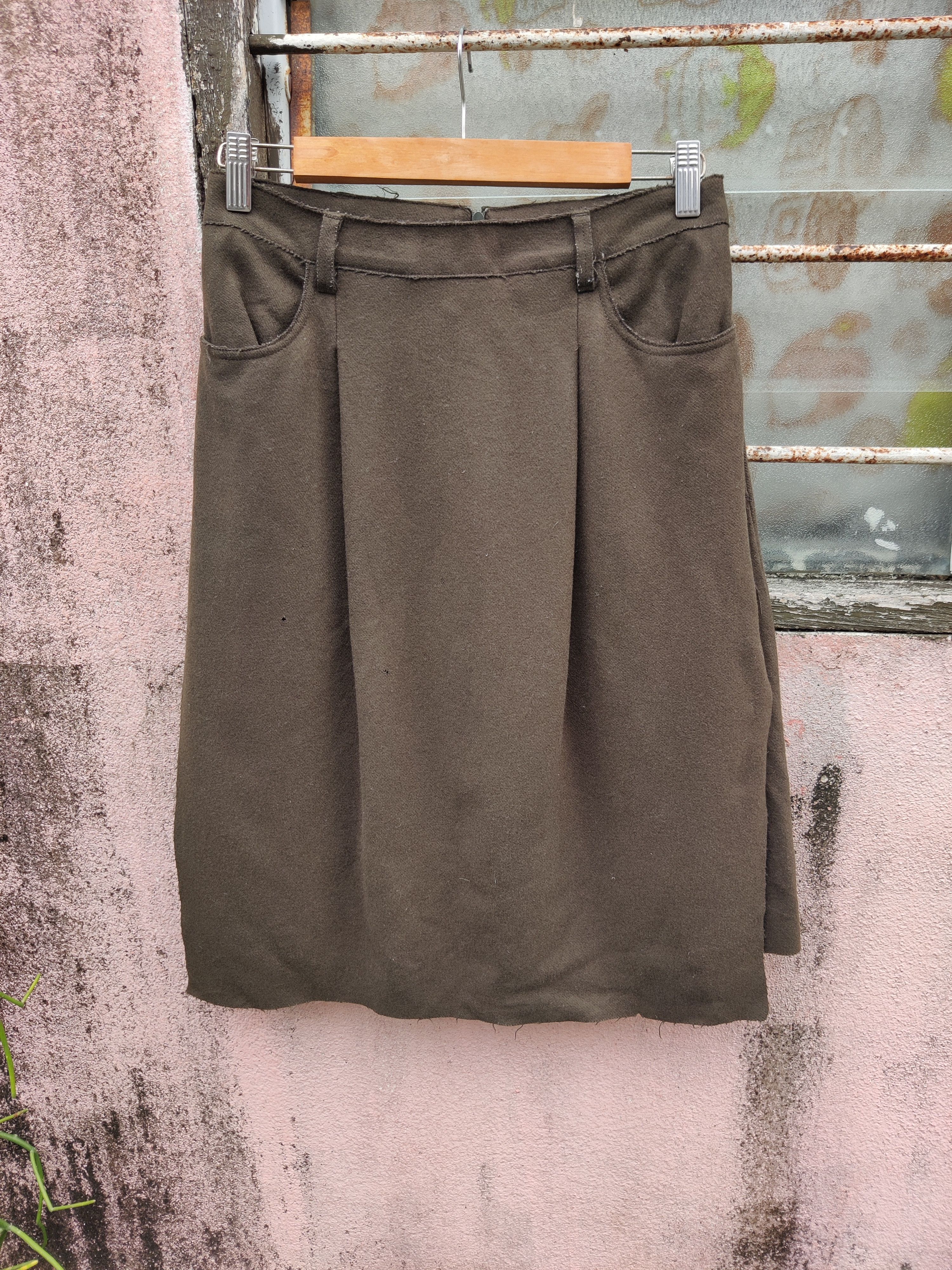 Acne Studios Vintage Acne Studio Distructive Wool Glide Paw14 Skirt Size 26" / US 2 / IT 38 - 3 Thumbnail
