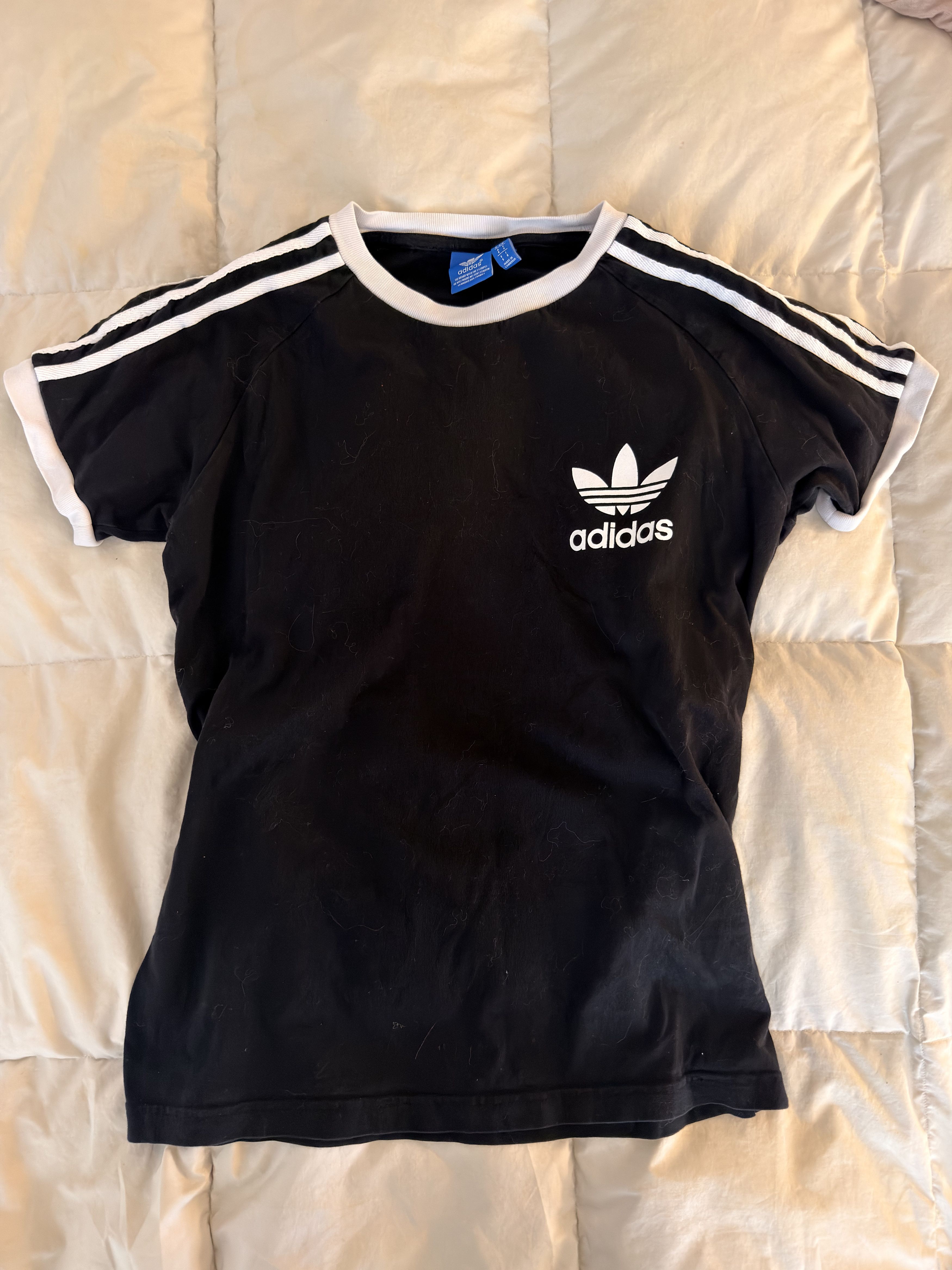 Adidas Vintage Adidas baby tee Size US S / EU 44-46 / 1 - 1 Thumbnail