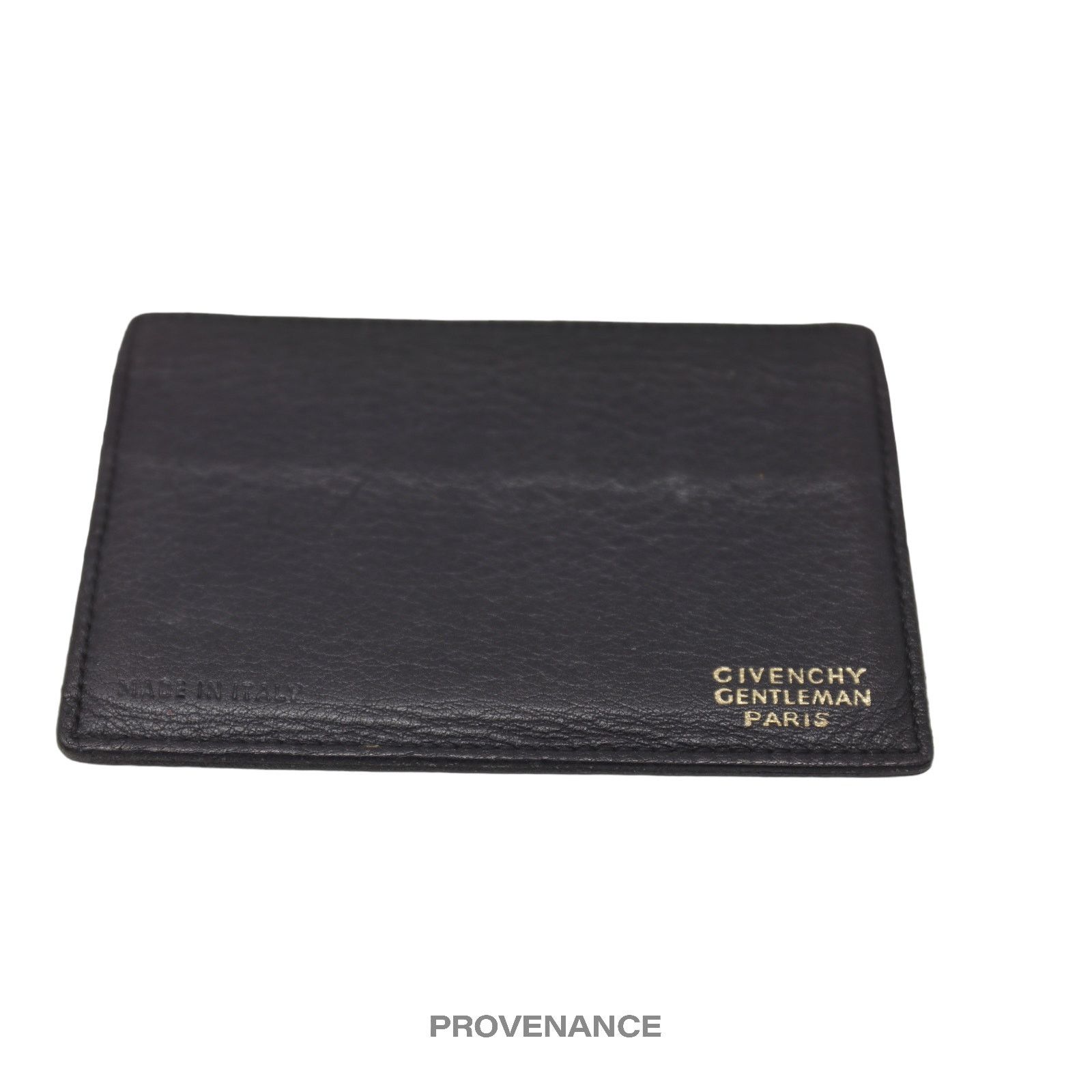 Givenchy 🔴 Givenchy Logo Gentleman Card Holder - Black Leather Size ONE SIZE - 5 Thumbnail
