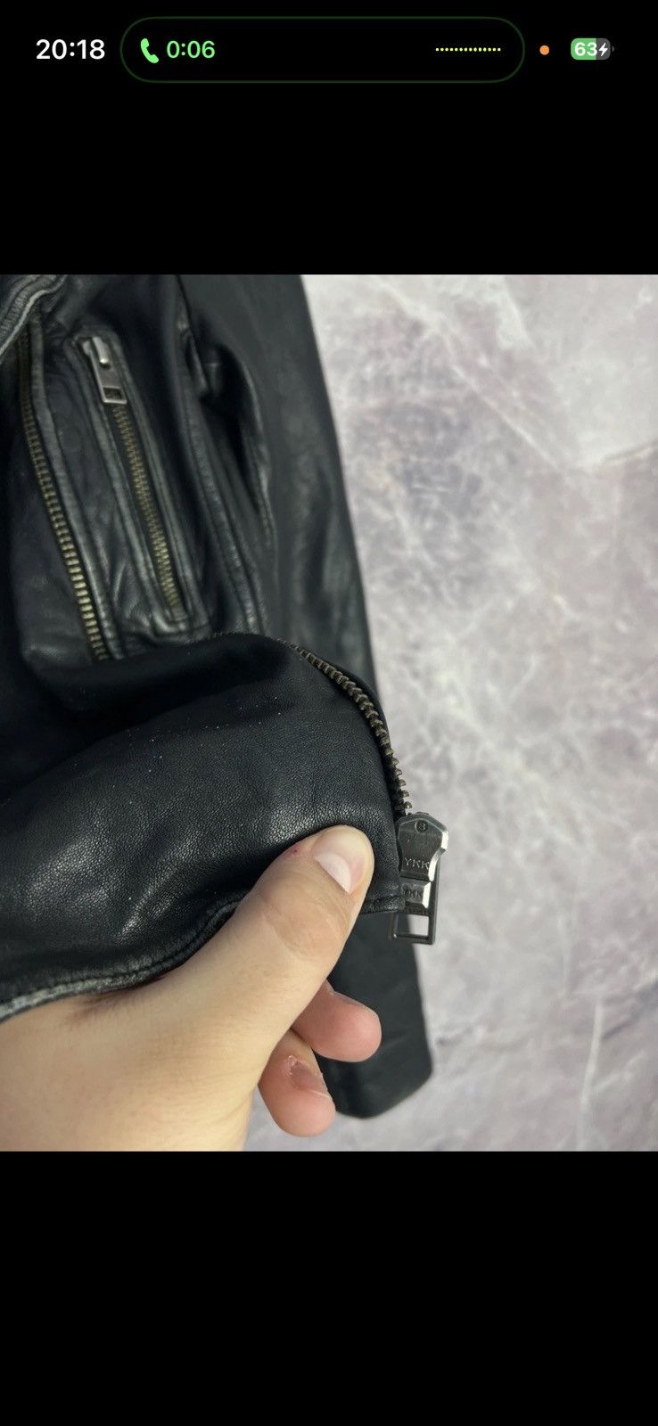 Allsaints AllSaints Cargo Biker Used Style Leather Jacket ! Size S / US 4 / IT 40 - 7 Thumbnail