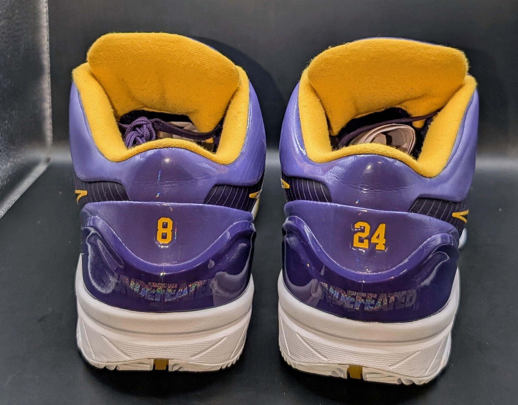 Nike Nike Undefeated x Kobe 4 Protro Court Purple LA Lakers VNDS Size US 13 / EU 46 - 5 Thumbnail