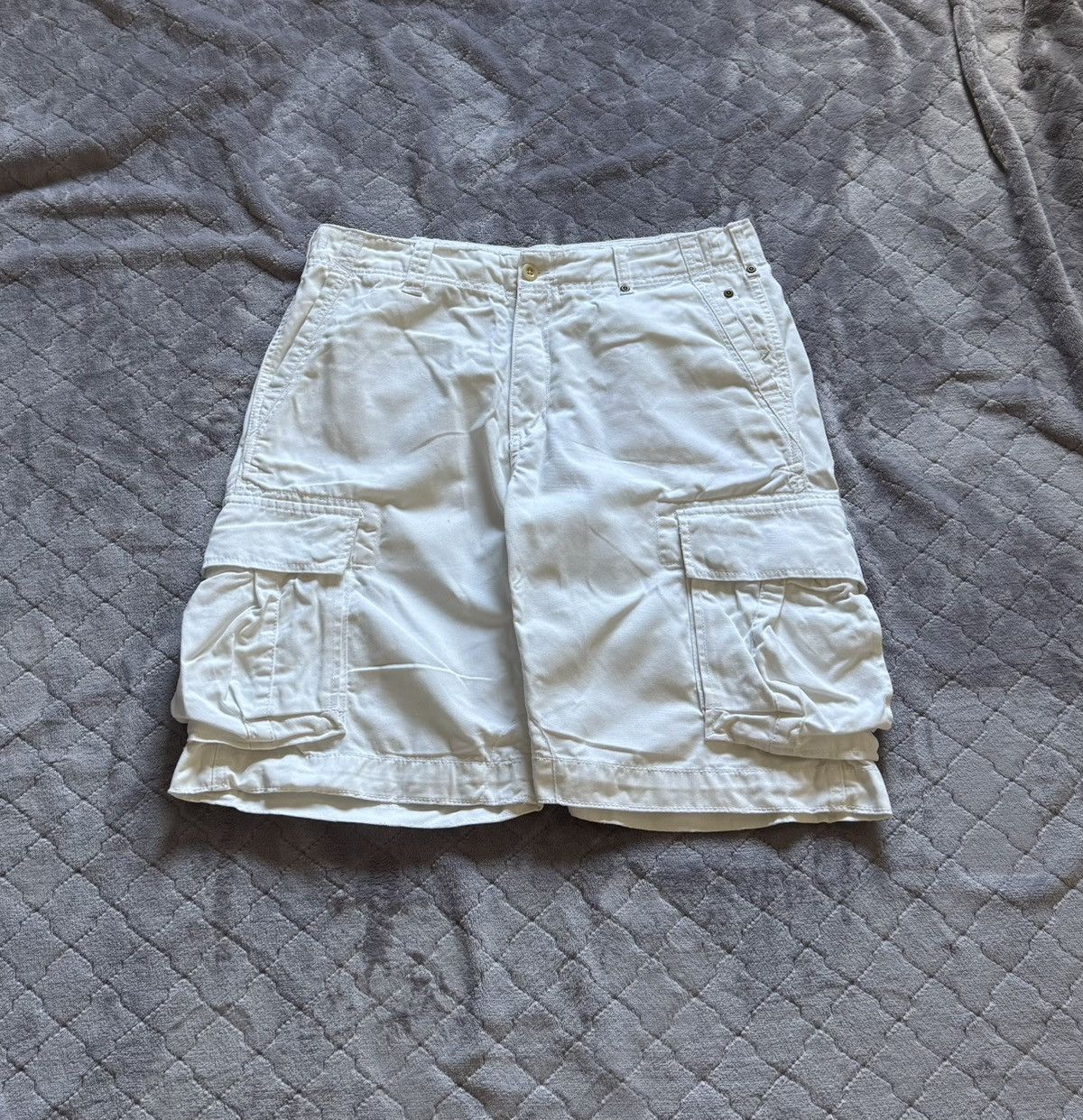 Polo Ralph Lauren × Vintage Vintage Polo Ralph Lauren Cargo Shorts Size US 34 / EU 50 - 1 Thumbnail