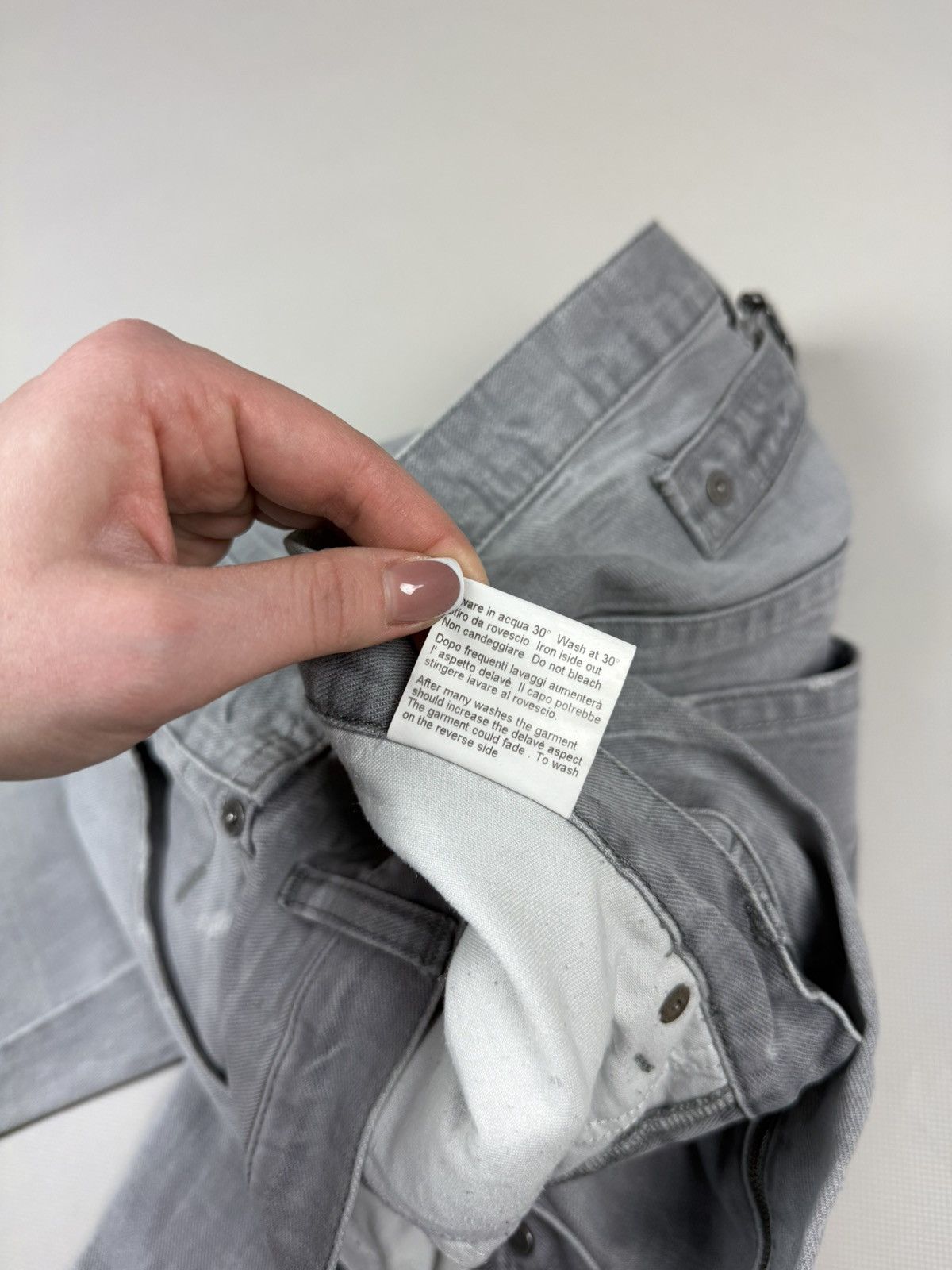 Neil Barrett Neil Barrett Men’s Back Buckle Distressed Denim Jeans Size US 34 / EU 50 - 14 Thumbnail
