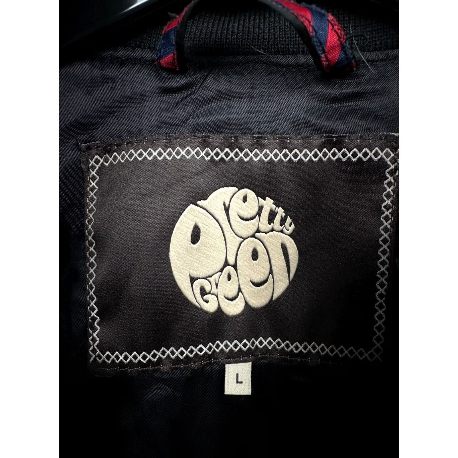Pretty Green Pretty Green Vintage Mens Bomber Jacket L Black Nylon Polyester Jacket Mens XS-XL Size US L / EU 52-54 / 3 - 4 Thumbnail