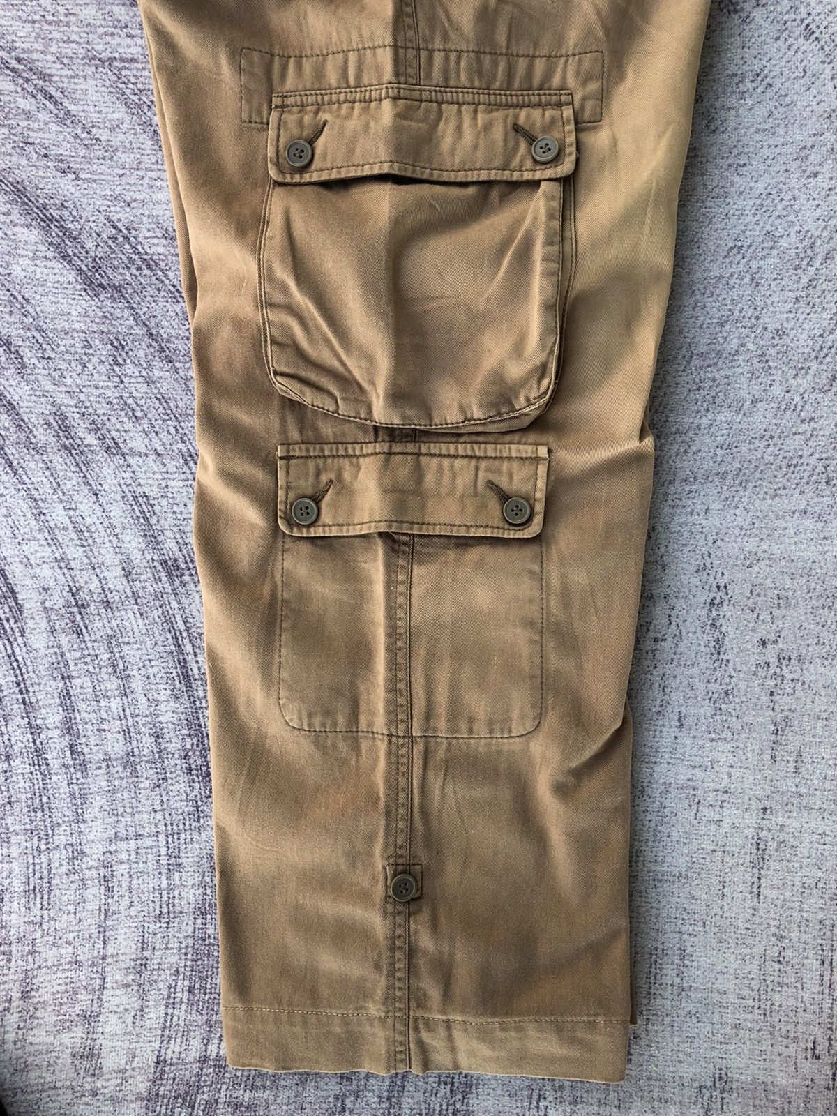 Japanese Brand Faded Cargo Baggie Lindstorm Multipocket Tactical Size US 29 - 17 Thumbnail