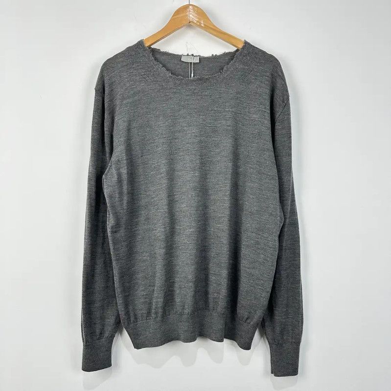 Dior Dior Gray Wool Sweater for Women 0089 Size XXL / US 16-18 / IT 52-54 - 1 Thumbnail