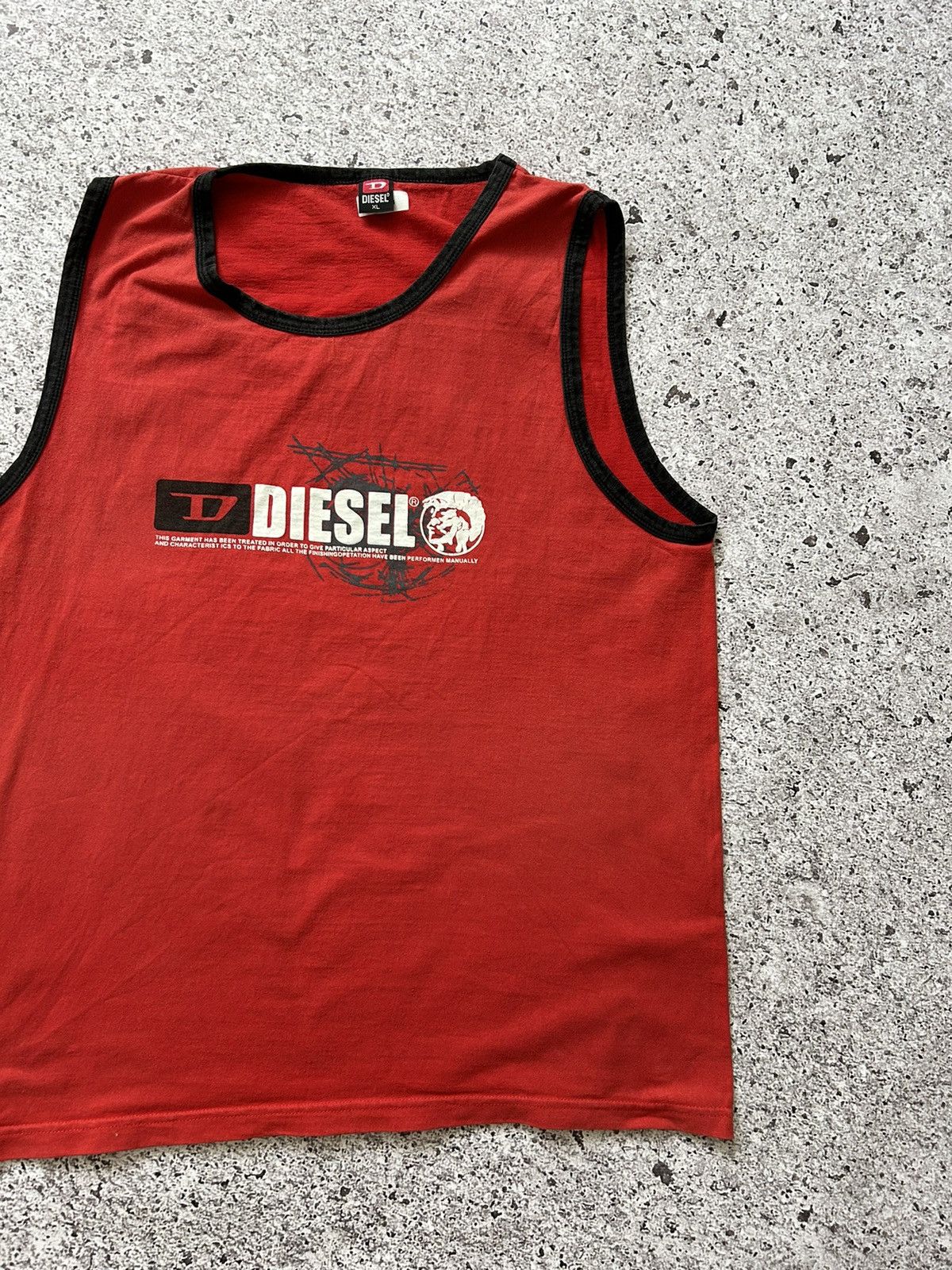 Diesel × Japanese Brand Vintage 90s Diesel Big logo t-shirt retro rare Y2K Size US XL / EU 56 / 4 - 2 Thumbnail